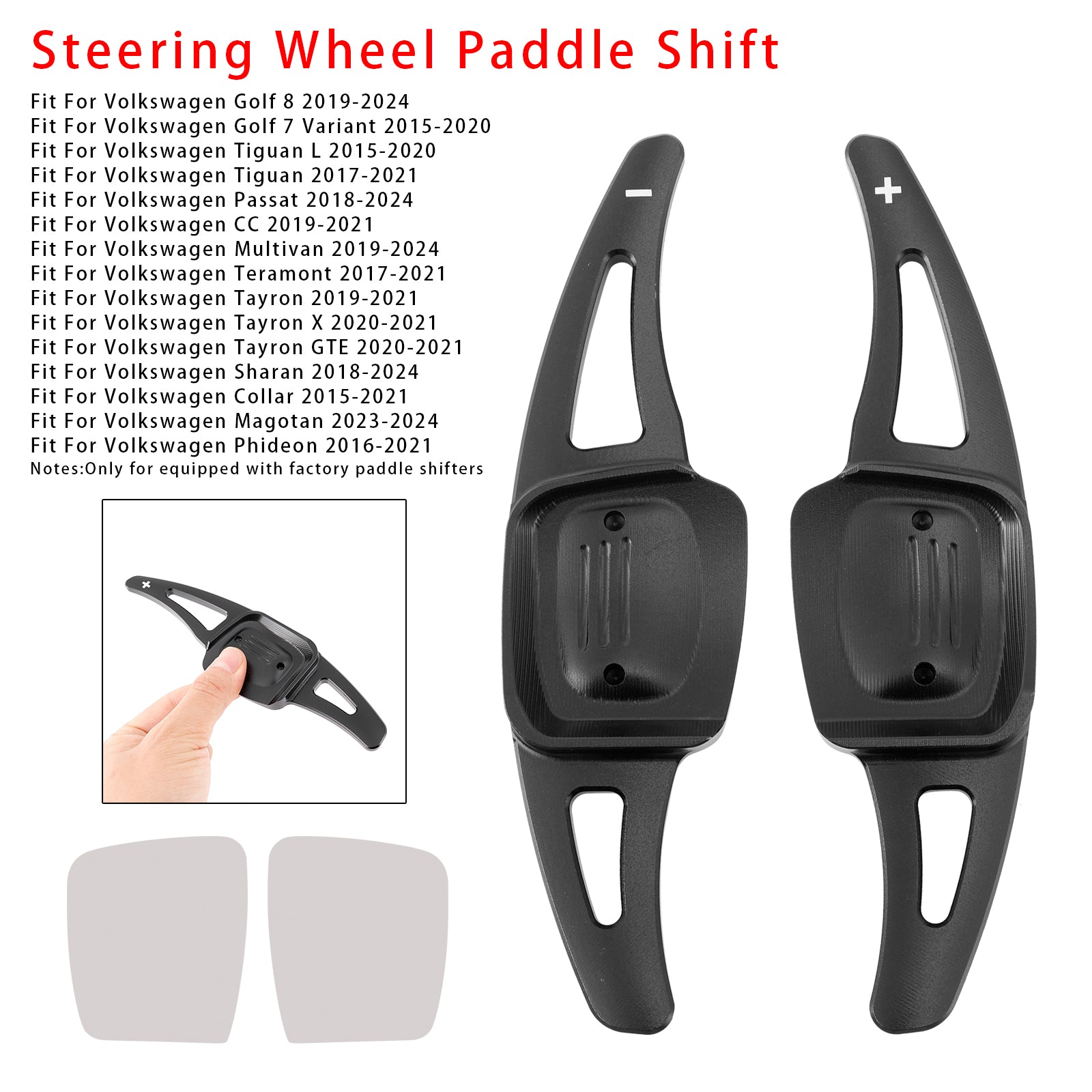 Steering Wheel Paddle Shifter Extension For VW Golf 8 Tiguan