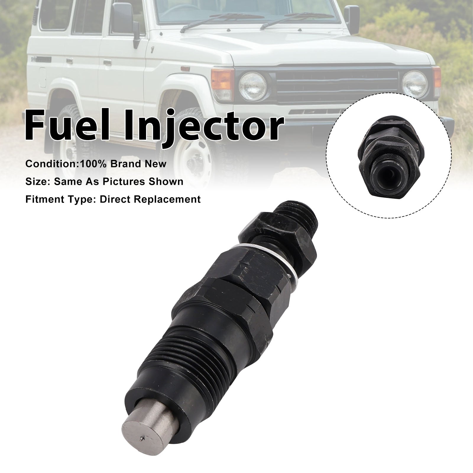 1Pcs Fuel Injector For Toyota LandCruiser J70 90-07 J100 1998-07 FYE454163