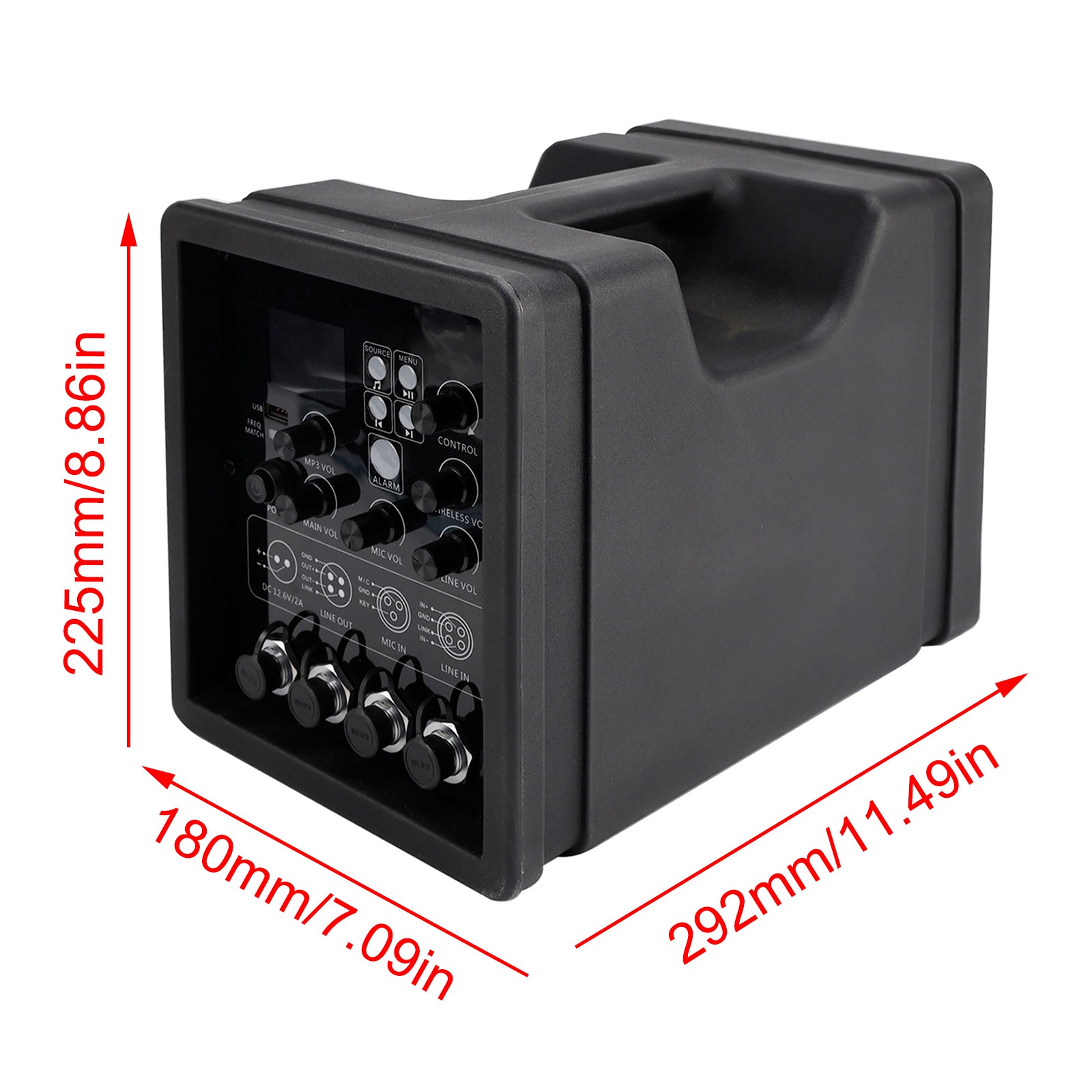 CX-10 Megáfono portátil Sistema de altavoz PA portátil inalámbrico Altavoz FM