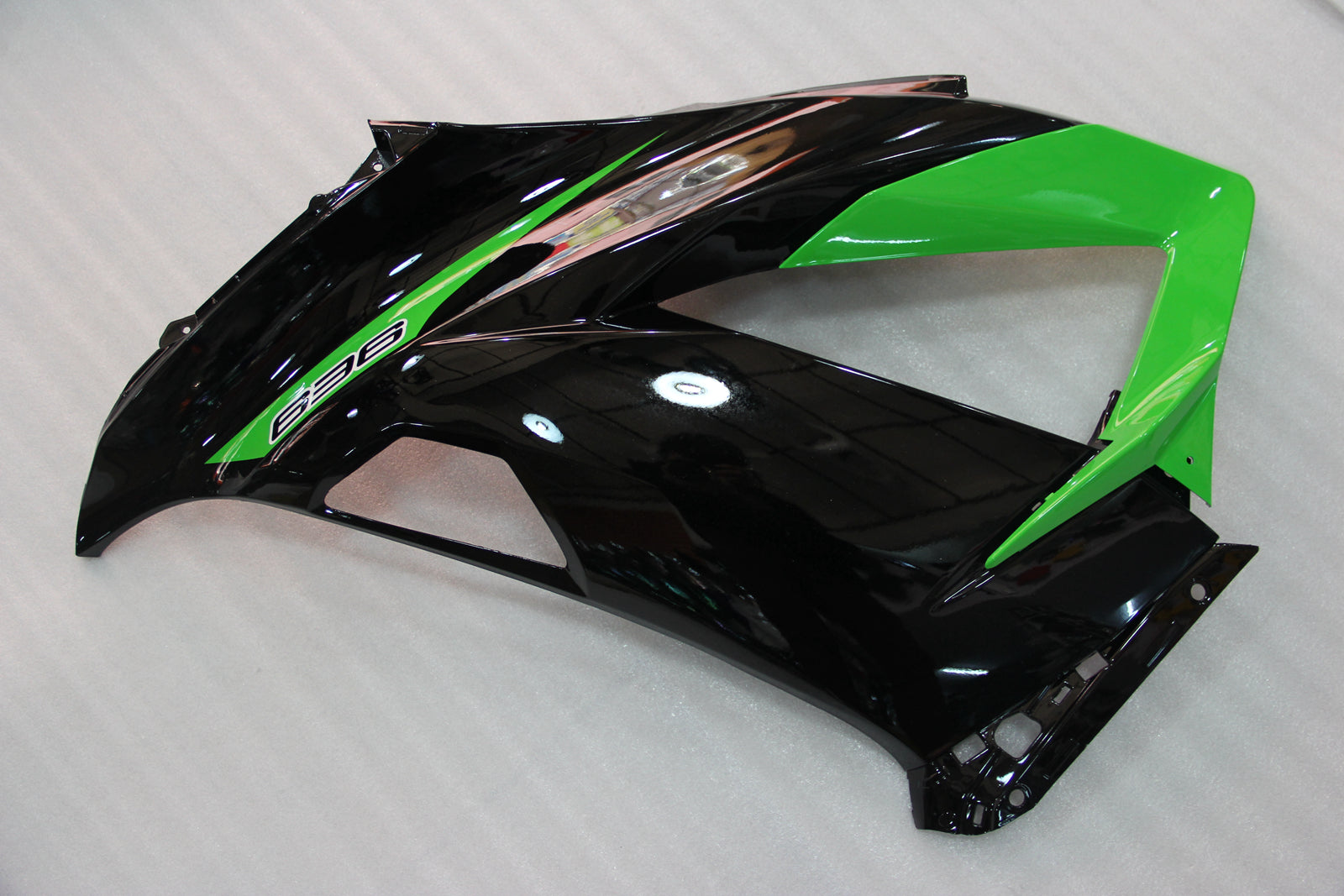 2013-2018 Kawasaki ZX6R 636 Fairings Green Black Ninja Racing Generic