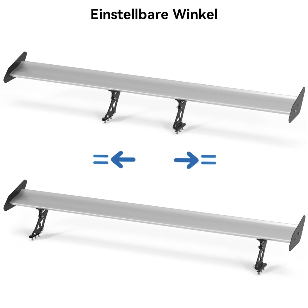 135 cm universeel luik verstelbare aluminium GT kofferbak racespoiler algemeen