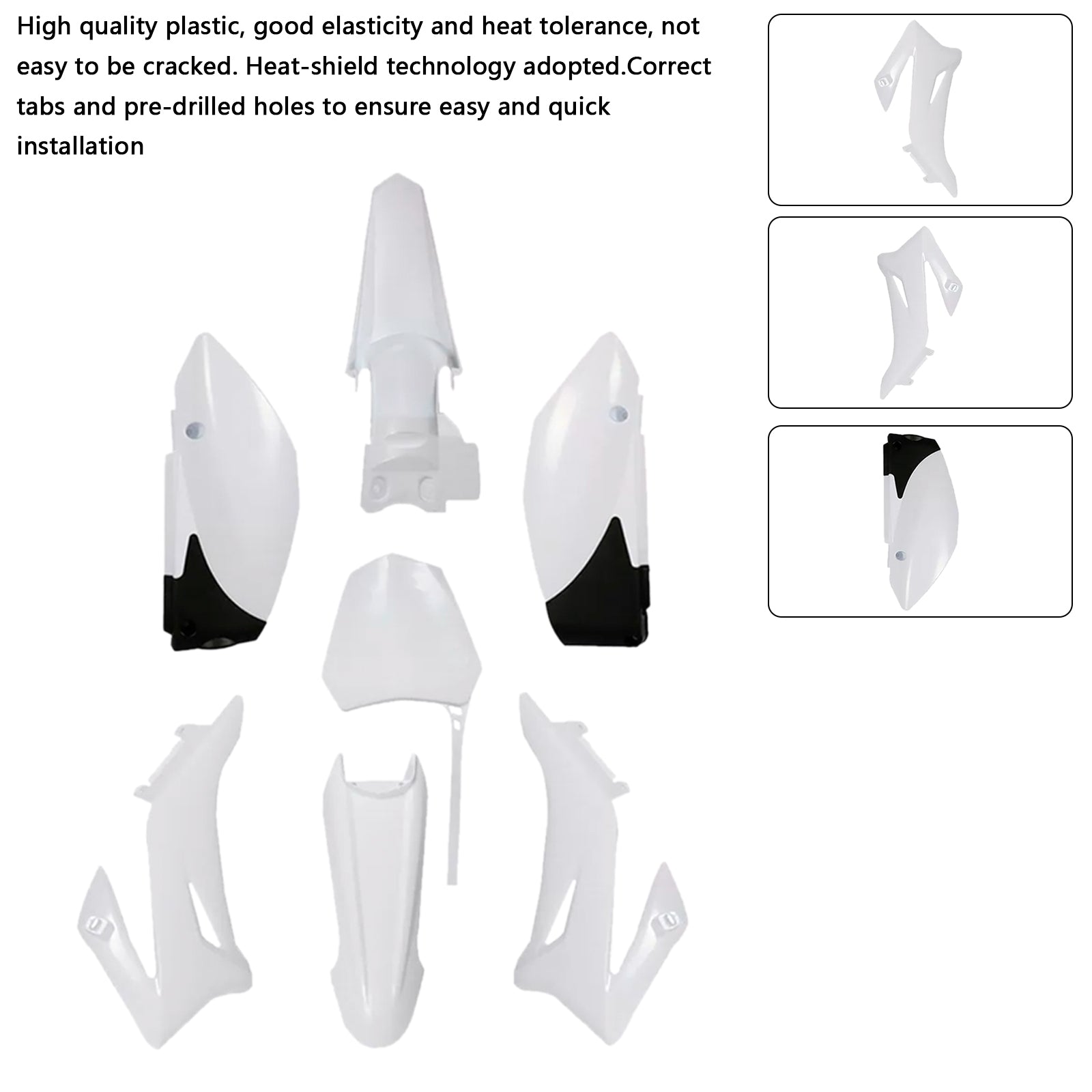 Yamaha TTR110 DIRT BIKE Body Plastic Kit Fender Fairing