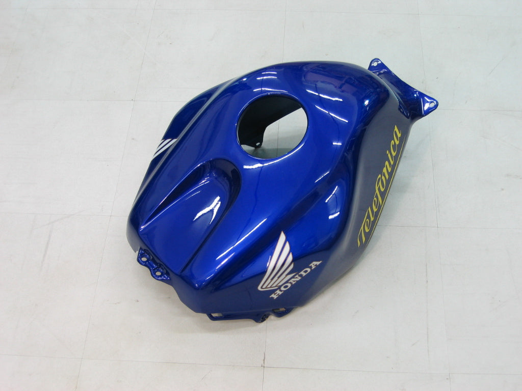 2005-2006 Honda CBR 600 RR Blue & Green Movistar Racing Fairings Generic