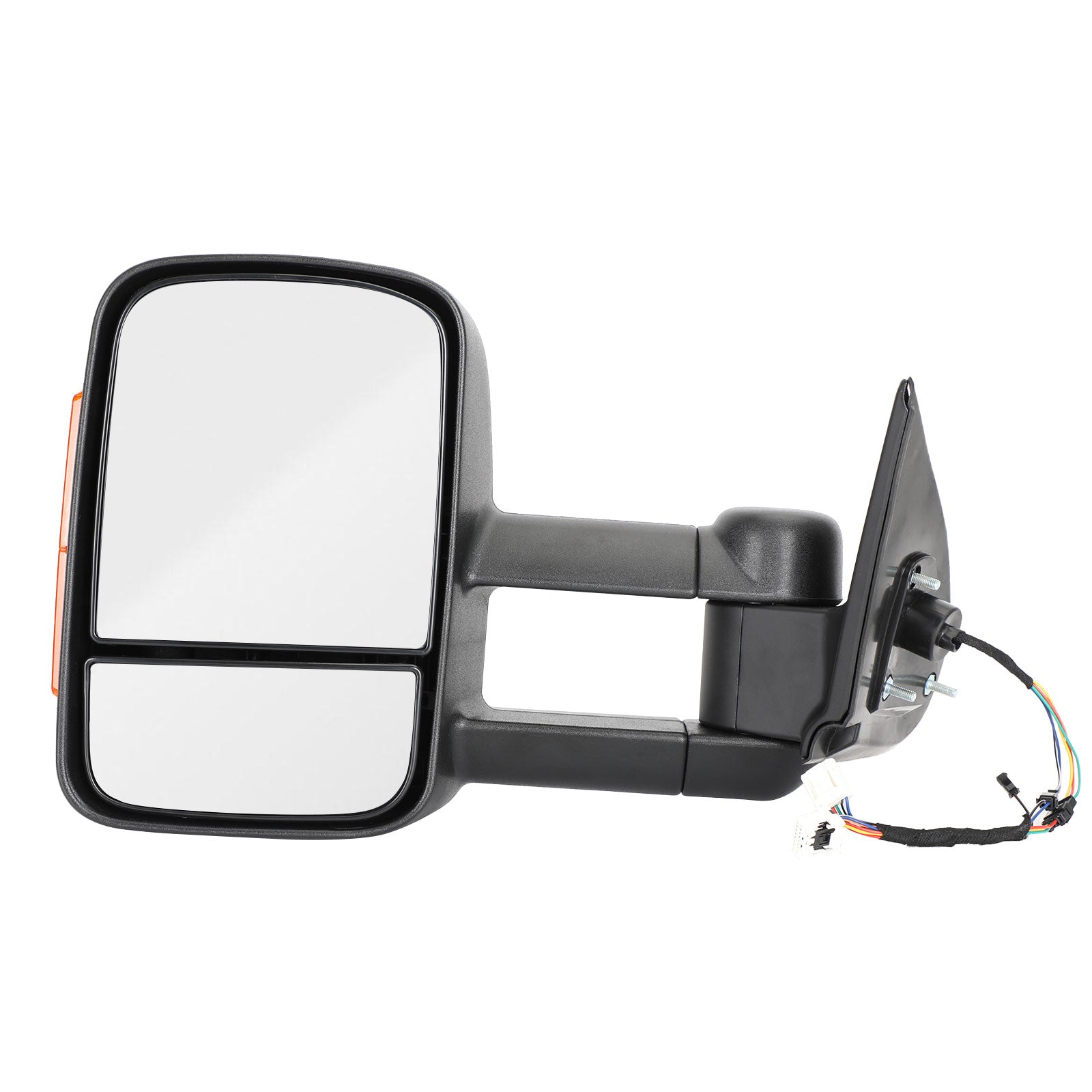 2015+ Pair Mitsubishi Triton Electric Extendable Towing Mirrors for Black