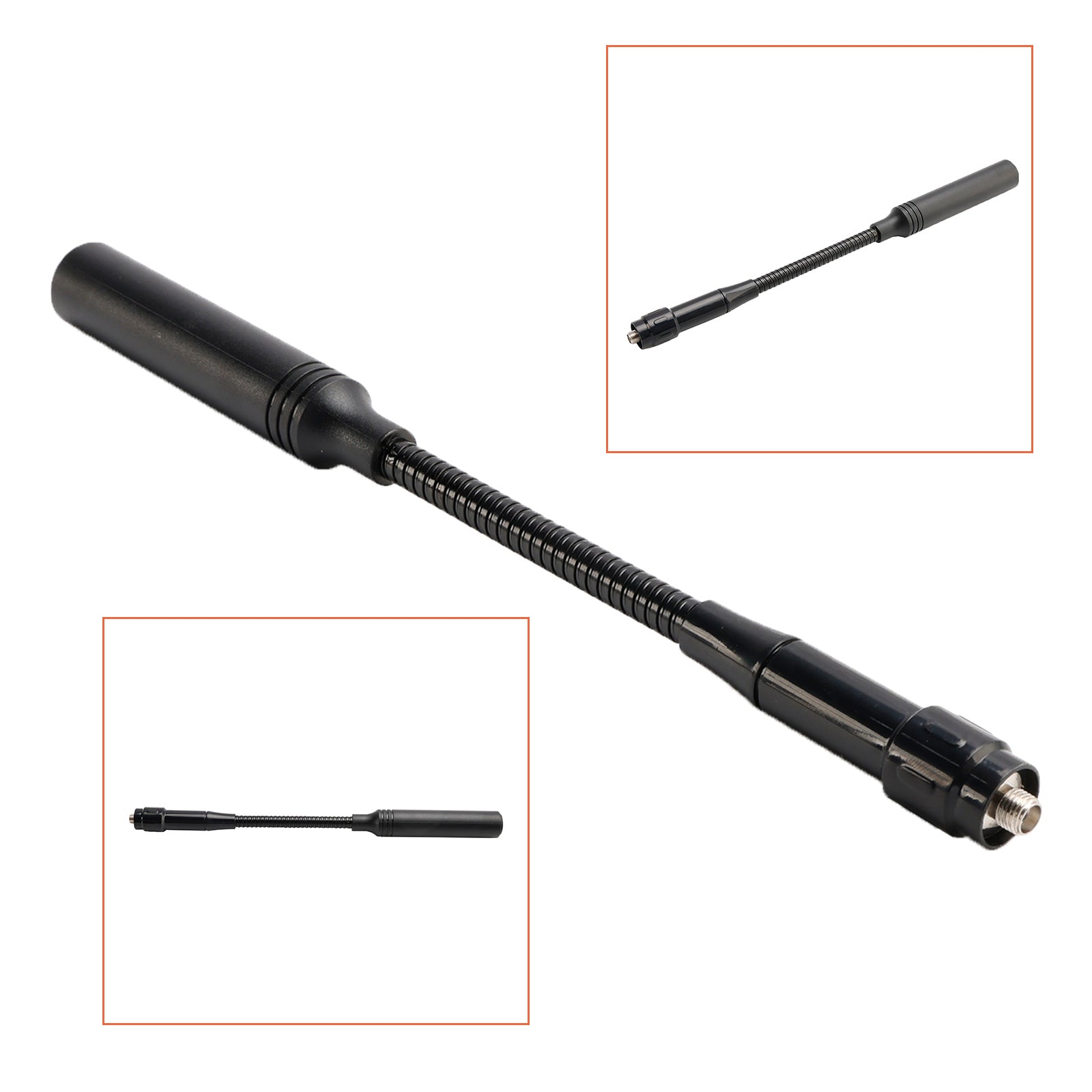 22cm Radio Goosenhals Antenna Gain CS Tactical Antenna för TK-360 UV-K5 UV5R UV9R