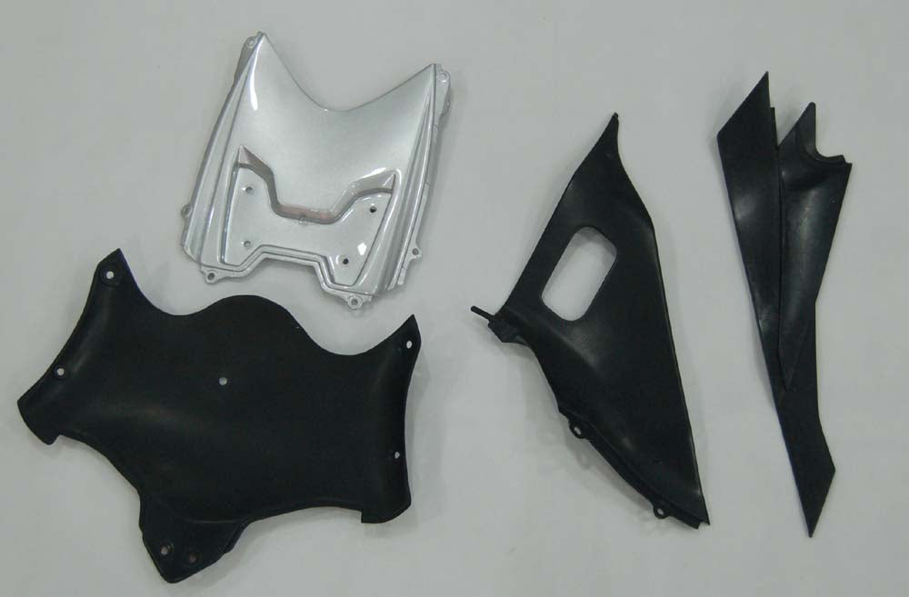 2008-2010 Suzuki GSXR 600 750 Silver Red GSXR Racing Fairings Generic