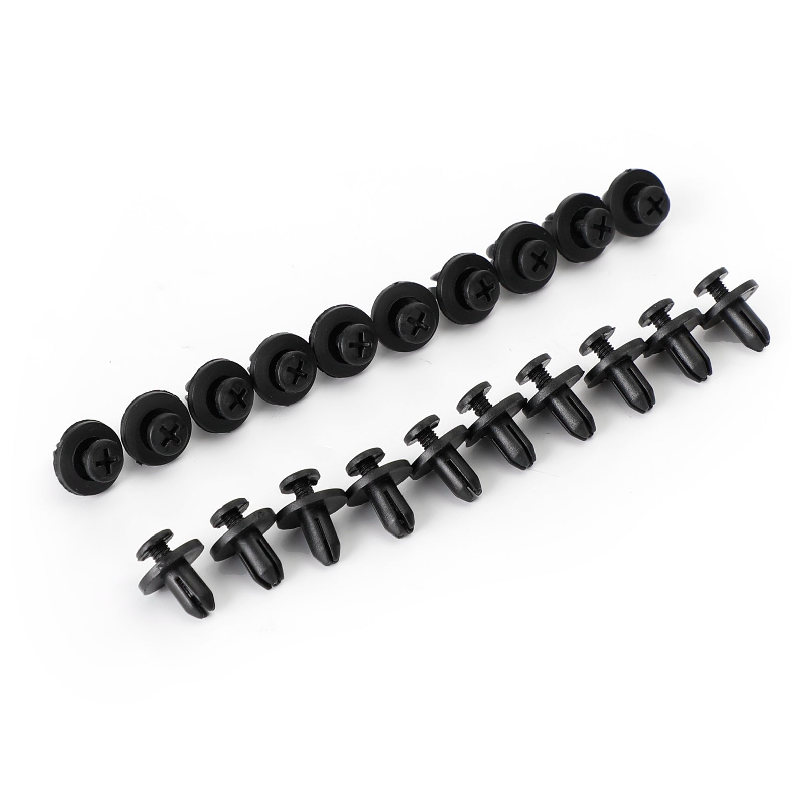 20x 6mm Fairing Clip Screw Rivets Panel Trim For Suzuki GSX, Burgman, V-Strom