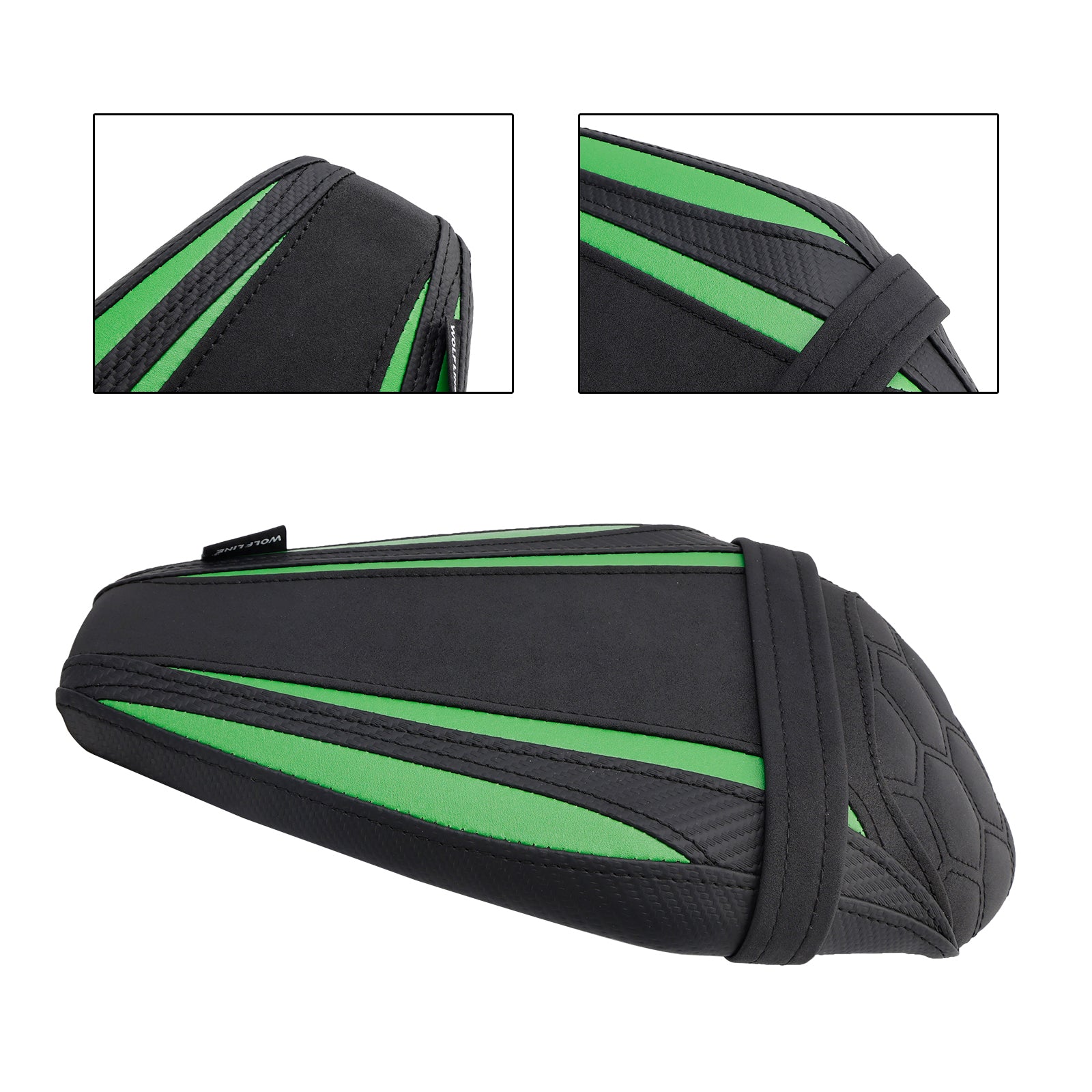 2021-2023 KAWASAKI ZX-10R/RR Bakre passagerarsäte Piller Sadel Flat Green