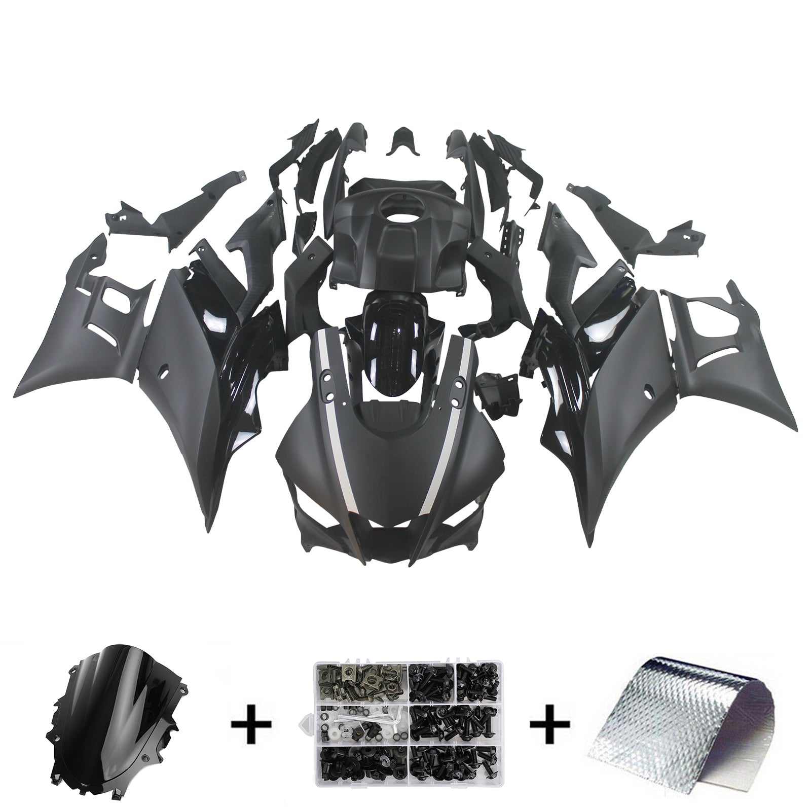 Fairing Kit Bodywork ABS fit For Yamaha YZF-R3 R25 2019-2021