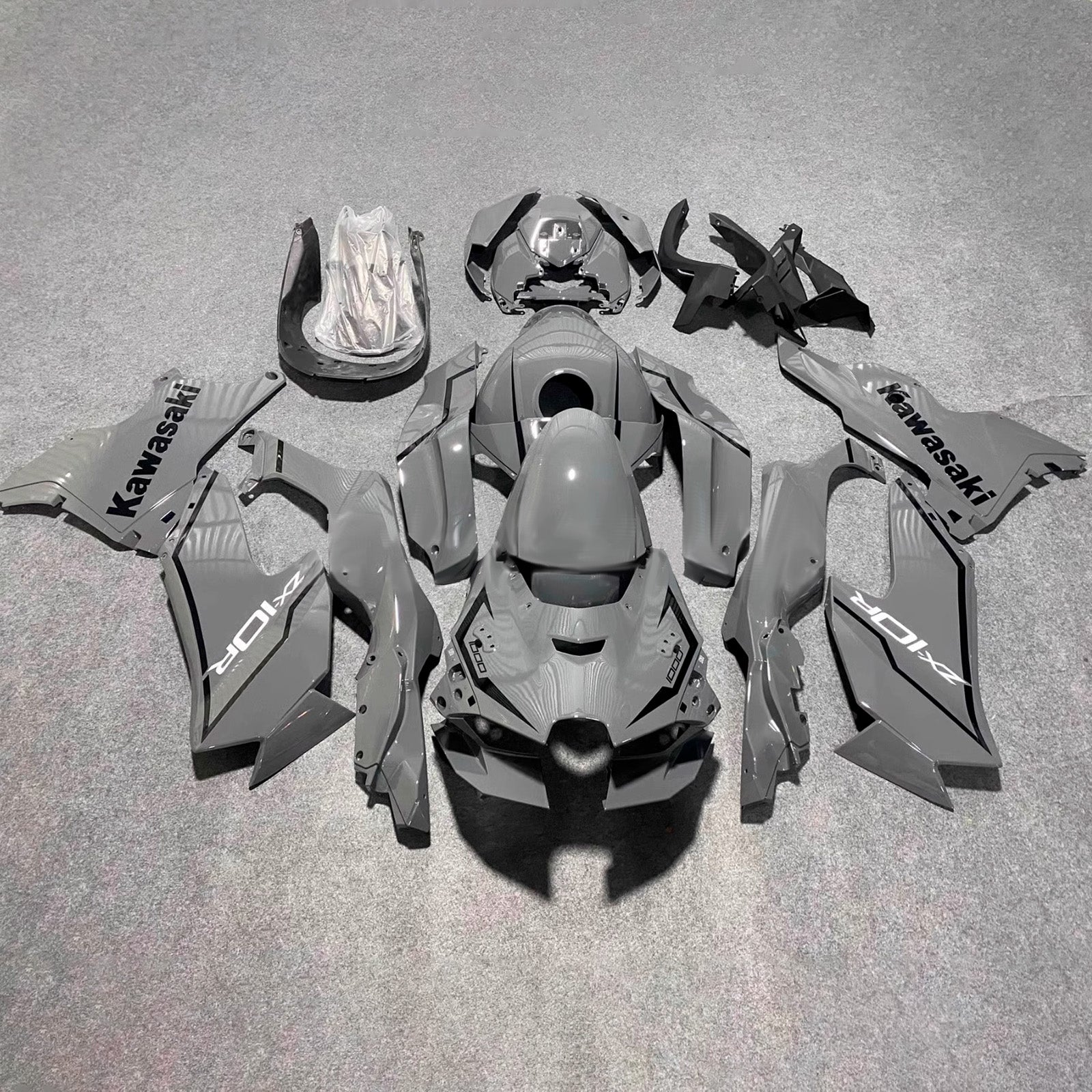Kit carenatura iniezione carrozzeria in plastica ABS adatta per Kawasaki ZX-6R 2024-2025