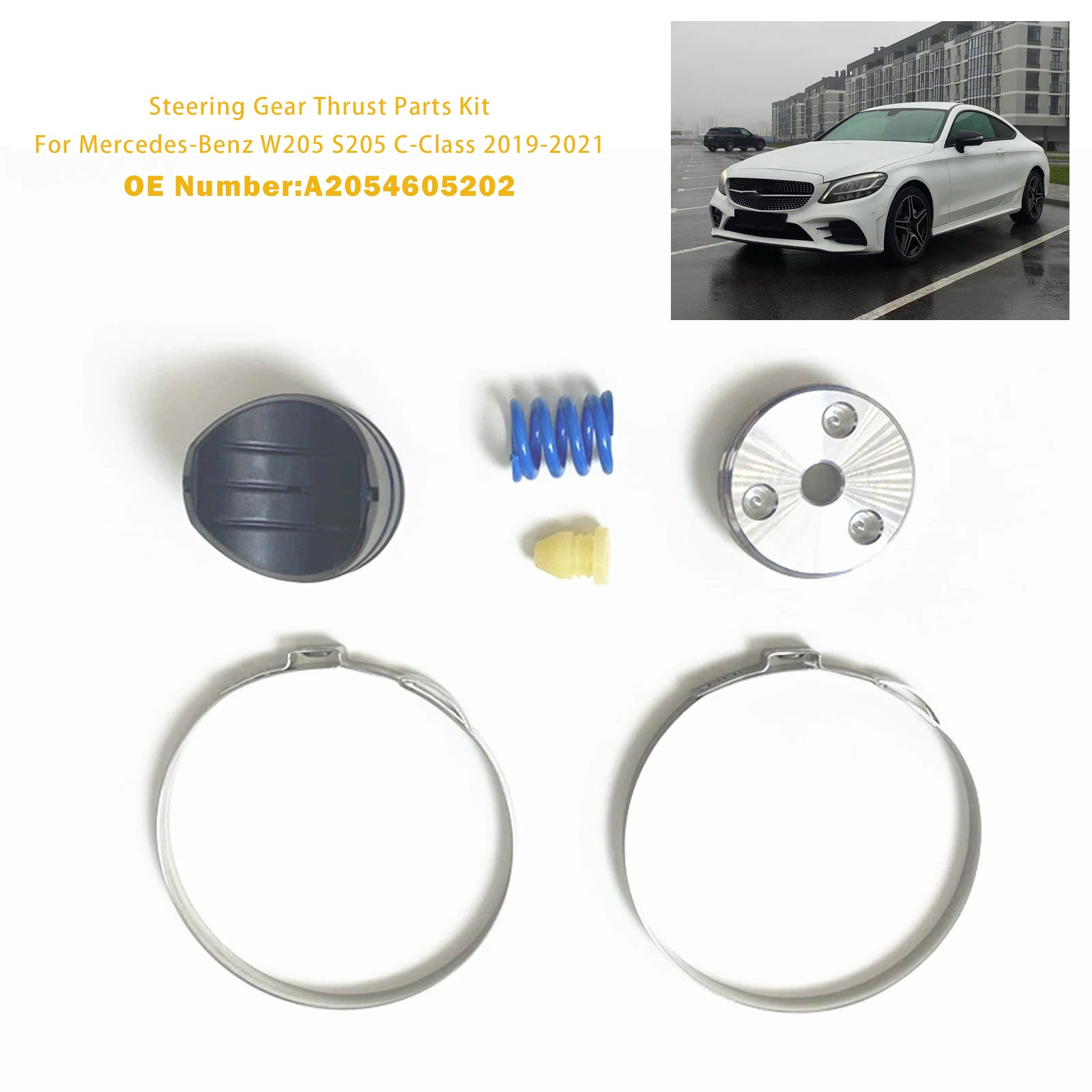 2019-2021 Mercedes-Benz W205 S205 C-Class Steering Gear Thrust Parts Kit