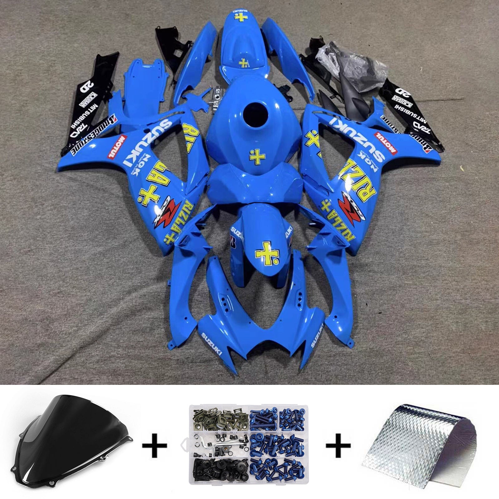 Injection Fairing Kit Bodywork Plastic ABS For Suzuki GSXR 600/750 2006-2007 K6
