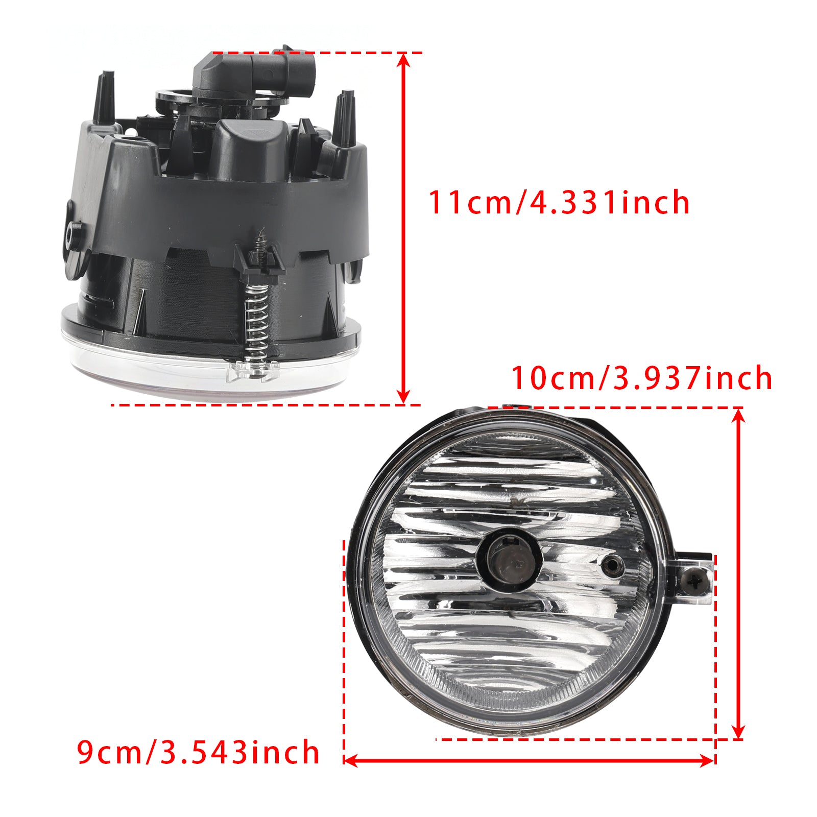 Par tåkelys for Dodge Chrysler Caliber Jeep Compass 4805857AA