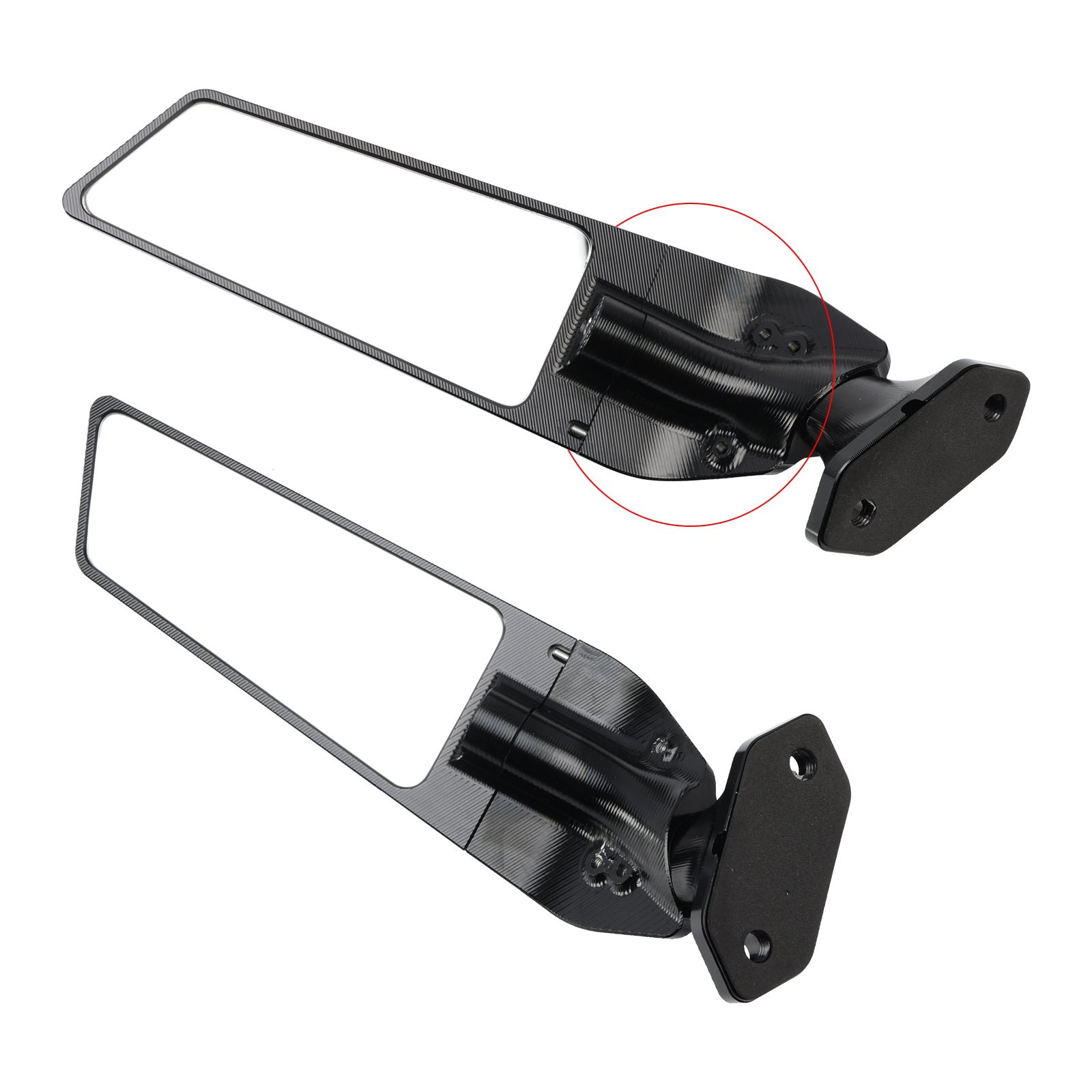 2017-2024 Kawasaki Ninja 650 CNC Aluminum Winglet Mirror Wing Mirror Generic