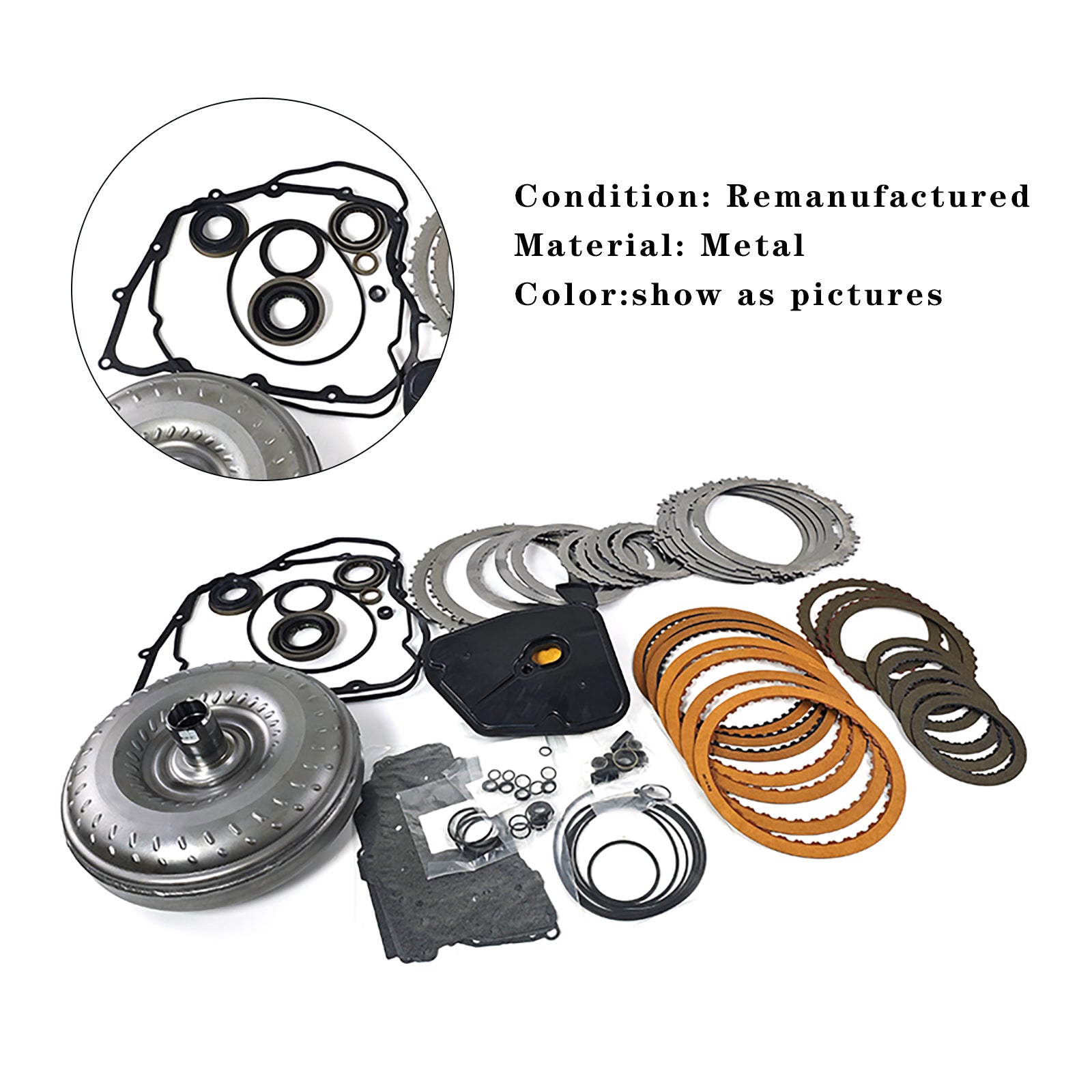 Kit de reconstruction de transmission Ford Lincoln Mazda 2,5 L 6F35 2013+ 49374793