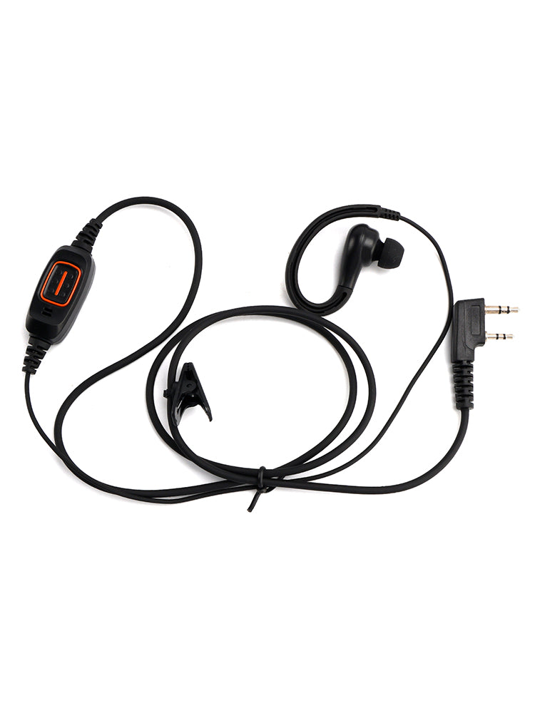 Casque à crochet d'oreille bicolore K-029 636, pour TK-220 TH-F6 RPV516A KG-UVD1P TG-2AT