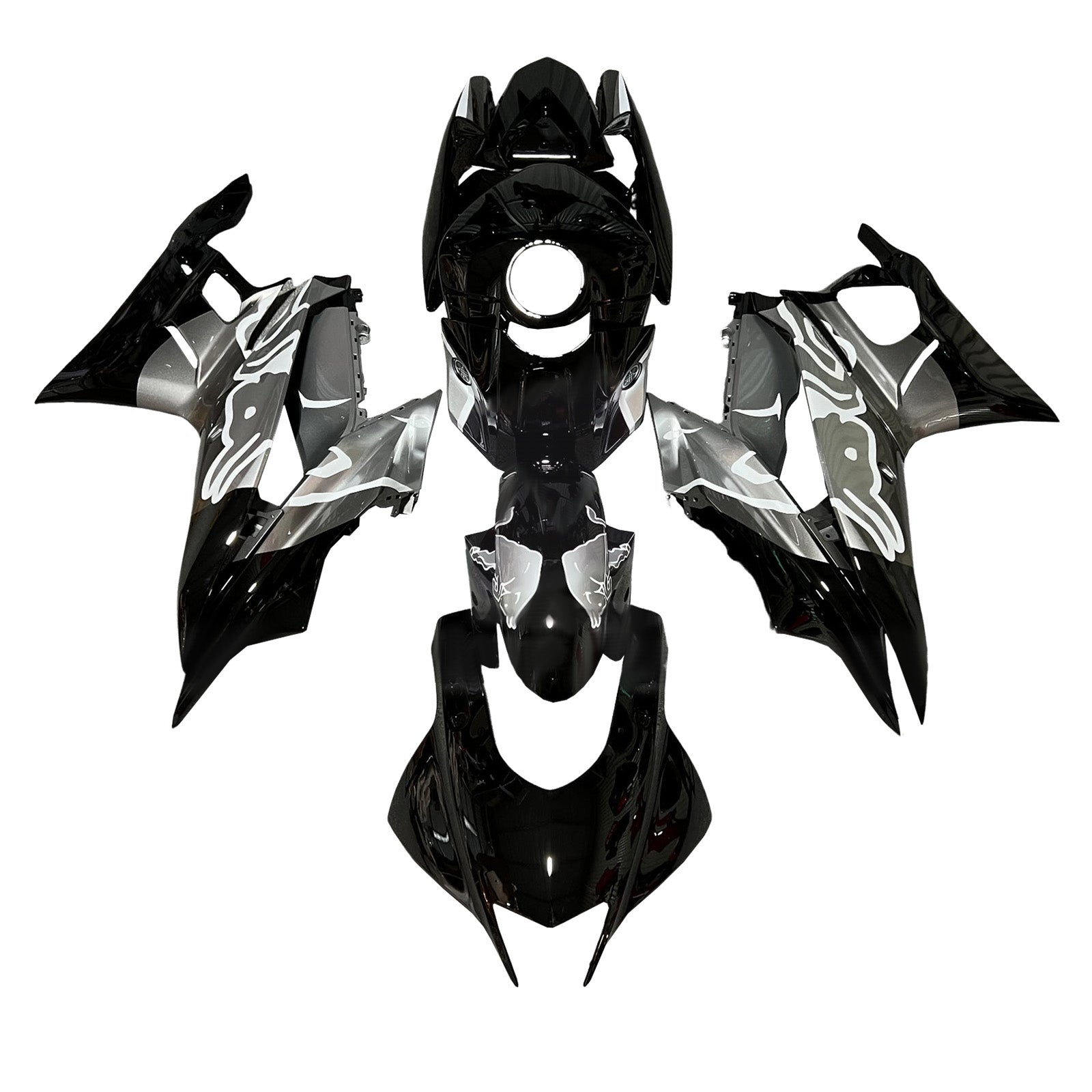 Kit de carénage d'injection carrosserie en plastique ABS adapté pour Yamaha YZF-R3 R25 2019-2021