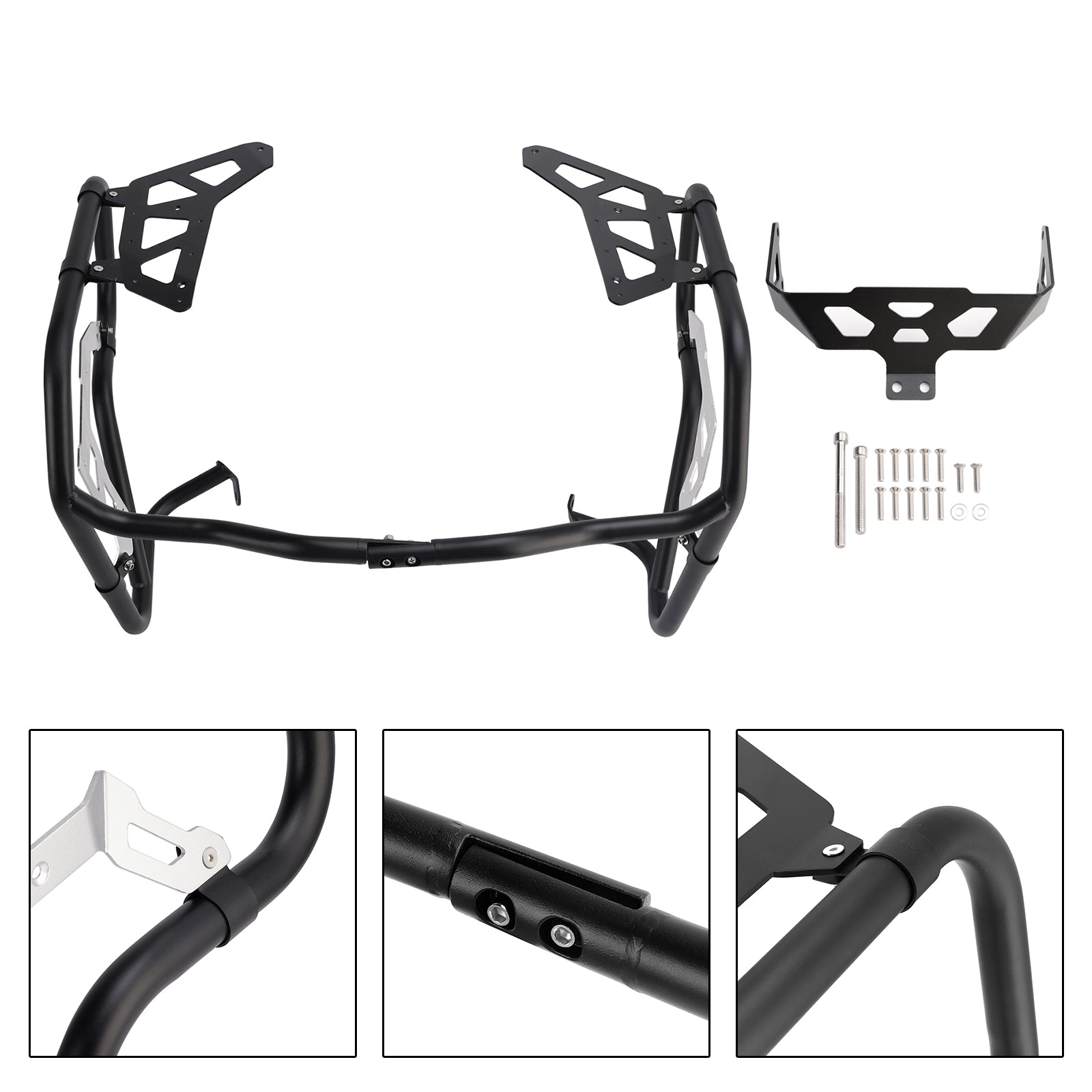 Crash Bar Lower Engine Guard Steel Frame Fit Black For Bmw R1300Gs 2024-2026 Adv