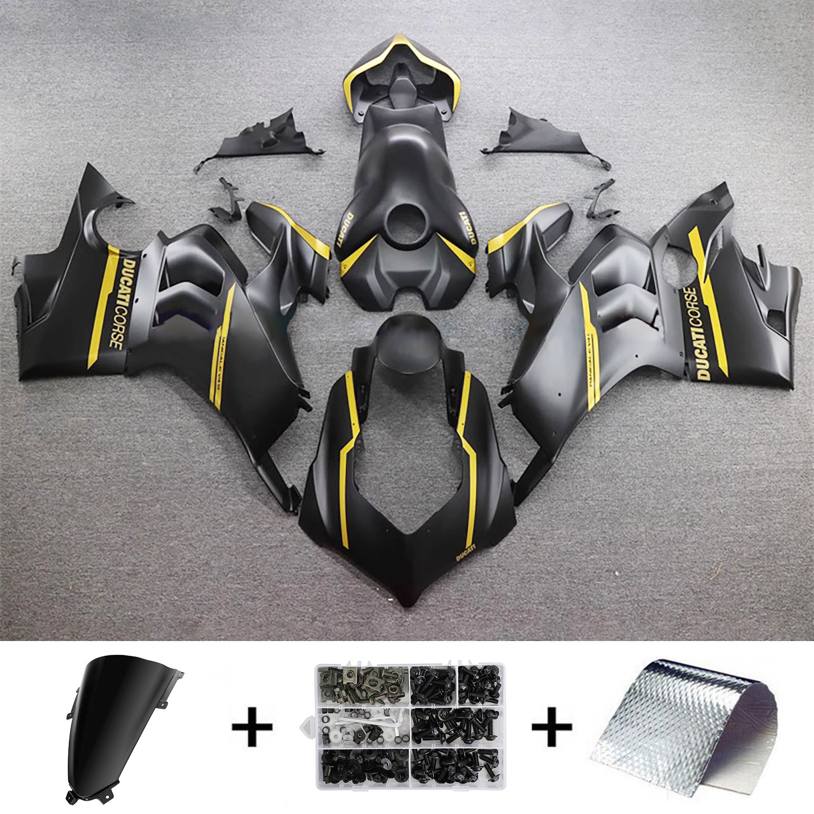 2020-2021 Ducati Panigale V4/V4S 2019-2022 V4SP/V4R Kit de camerage d'injection de carrosserie