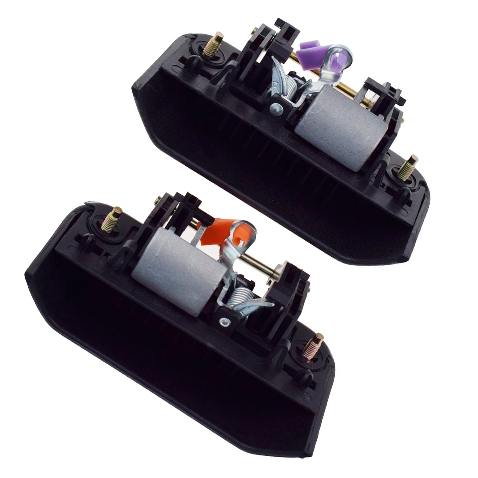 1Pair Car Rear Door Exterior Handle Black For Jeep Compass 2007-2016