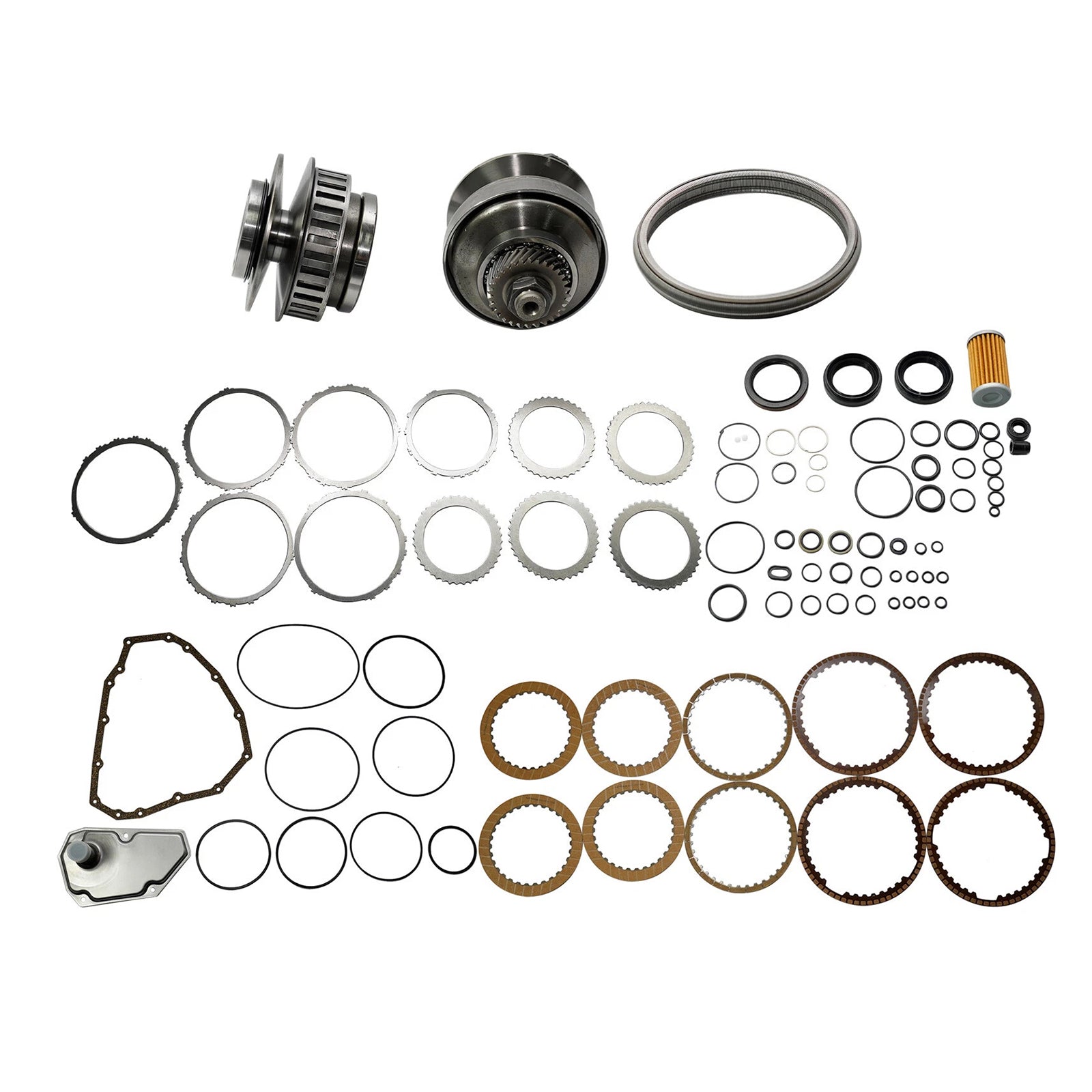 2011-2015 SUZUKI SWIFT L4 1.2L 1.3L 1.4L Transmissie Master Revisie Kit & Katrolset met riem JF015E RE0F11A