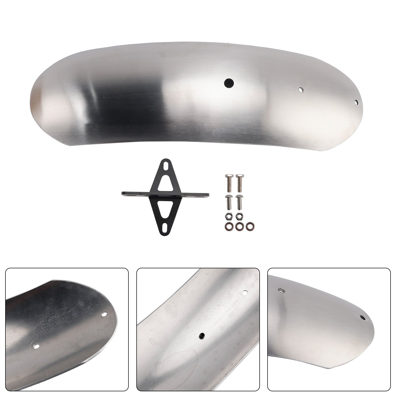 Garde-boue avant en acier adapté pour MOTO GUZZI V7 II Stone Classic Special 10-16