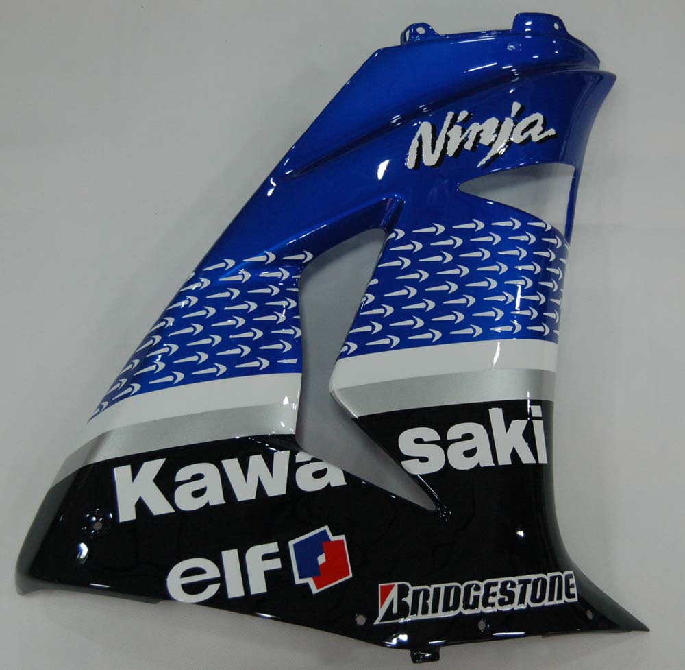 2006-2007 Kawasaki ZX 10R Blue Black Racing Fairings Generic