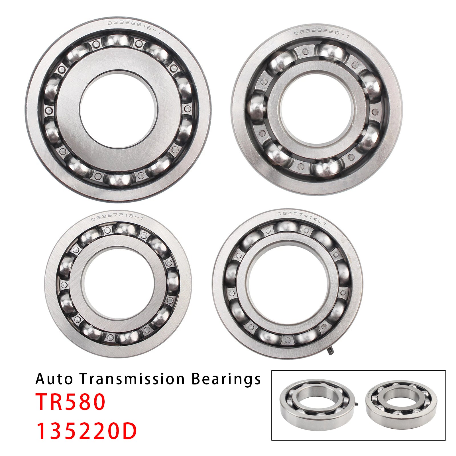 For TR580 Auto Transmission 4PCS Bearings Kit 135220D
