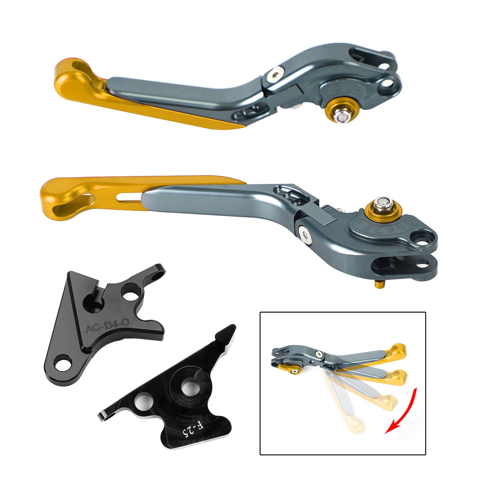 2021-2023 HONDA CB350 Hness GB350 CB350 Palanca de freno de embrague ajustable