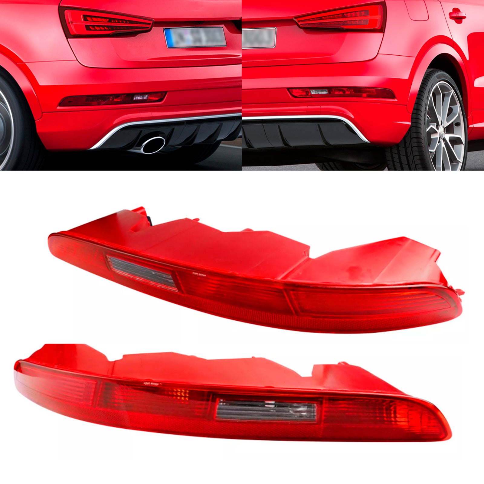 2012-2015 Audi Q3 Left&Right Rear Bumper Light Tail Stop Brake Lamp 8UD945095 8UD945096