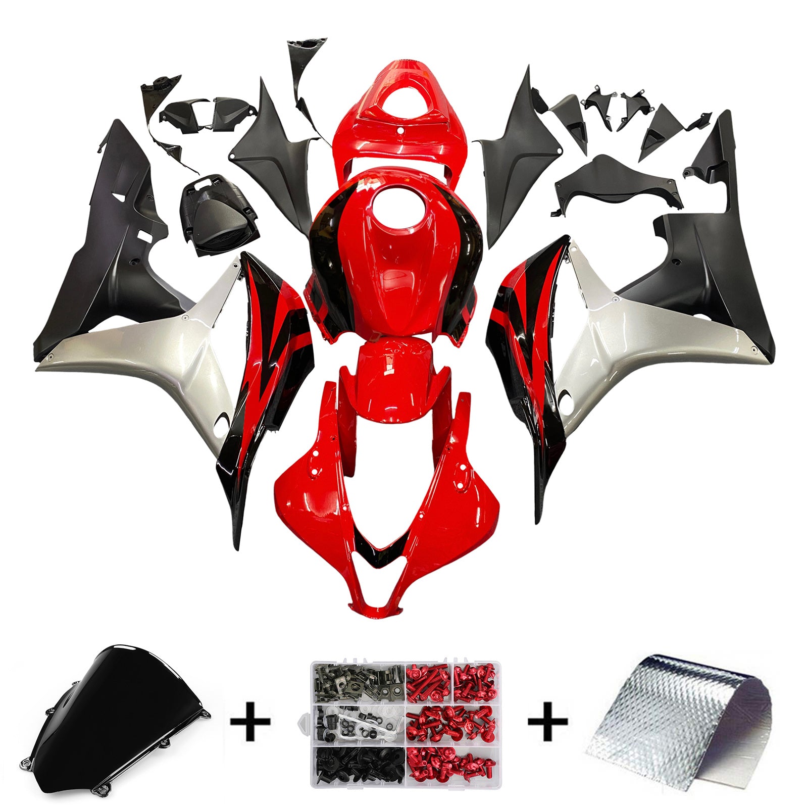 Injection Fairing Kit Bodywork Plastic ABS fit For Honda CBR600RR 2007-2008