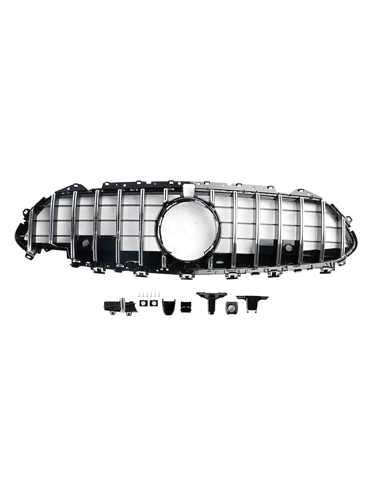 2018 2019 2020 2021 2022 2023 2024 Mercedes CLS C257 W257 Chrómová mriežka predného nárazníka pre kupé