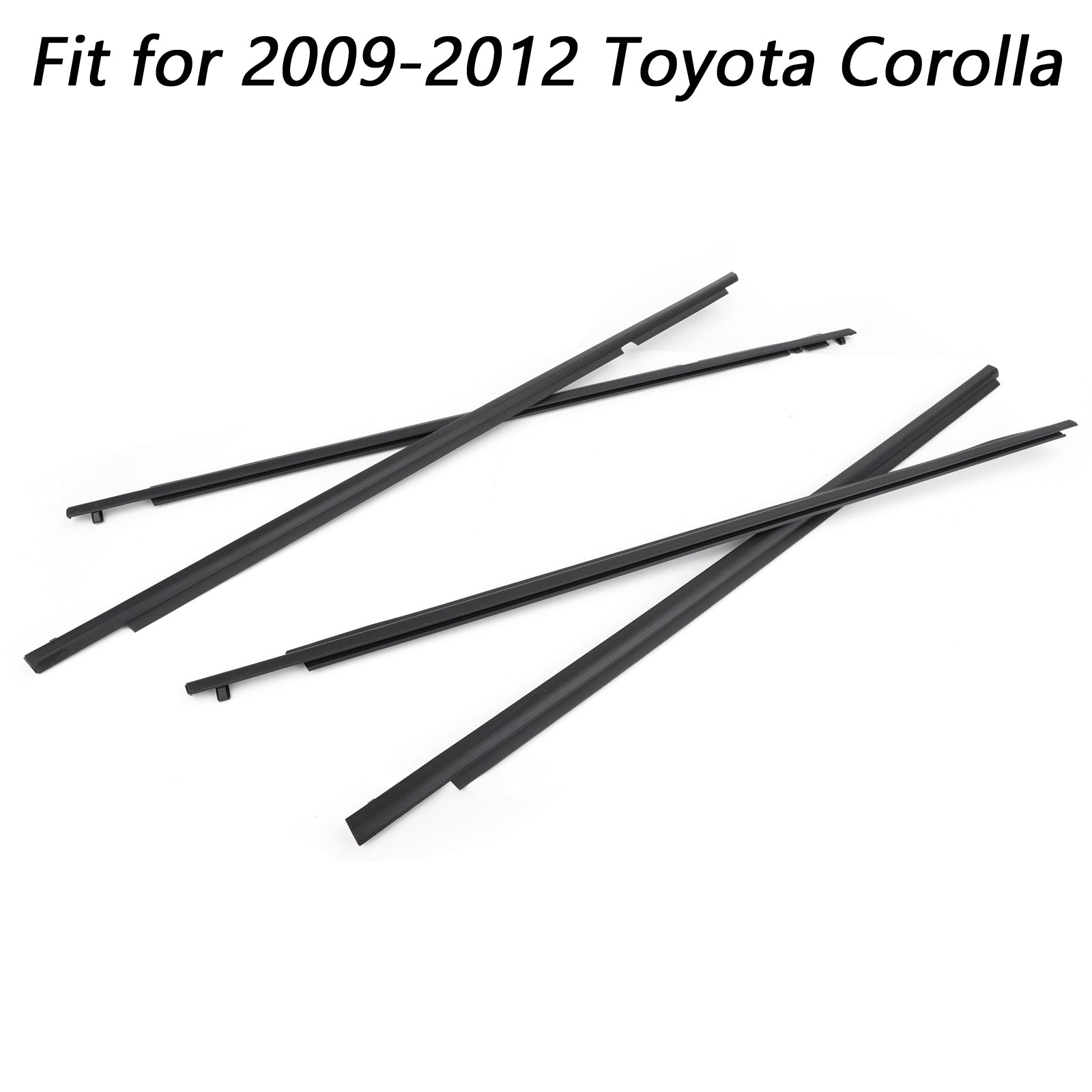 2009-2013 Toyota Corolla Porte Weatherstrip CEULLE Sceau de fenêtre Moulage de fenêtre 75710-02170