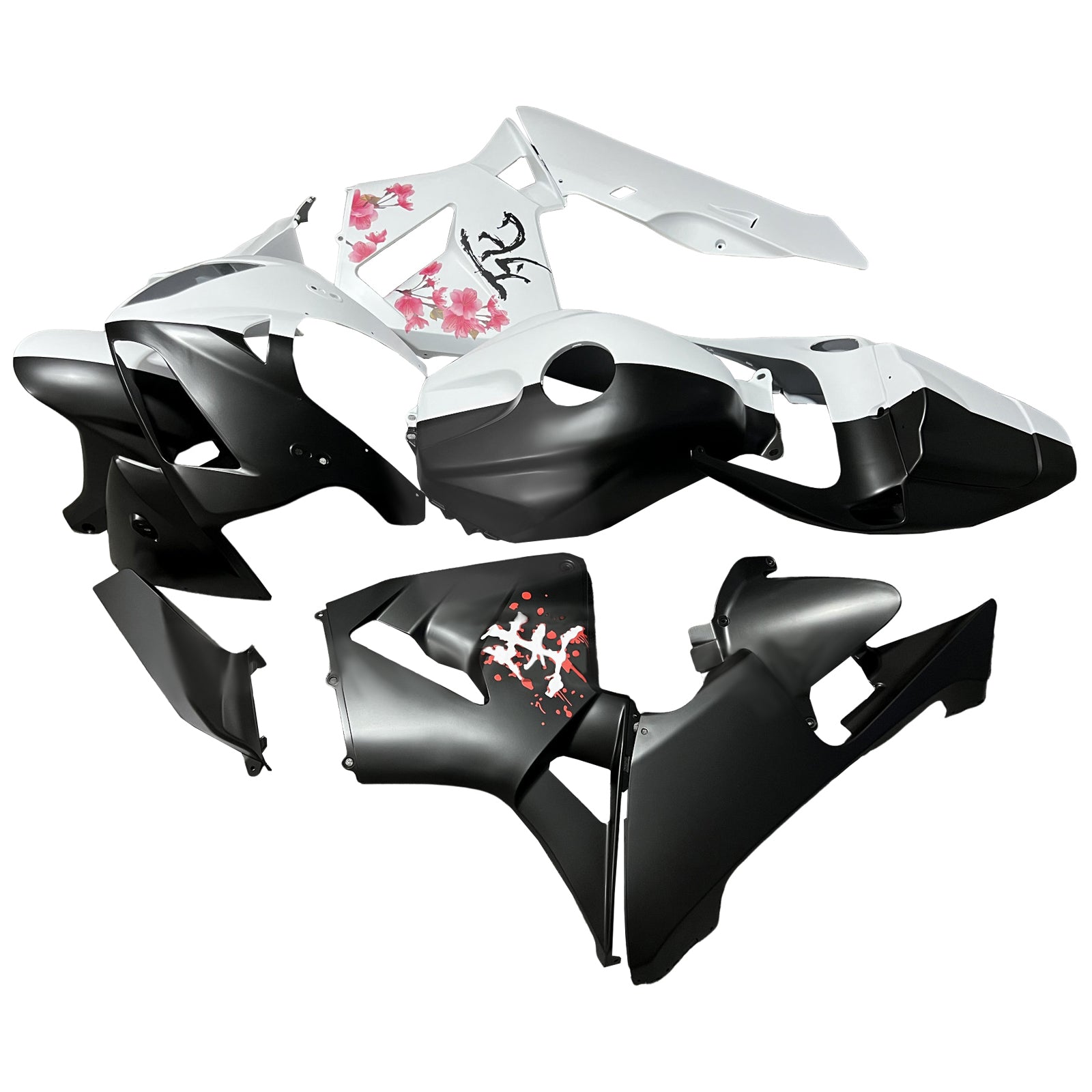 Injektionsmässa Kit Bodywork Plastic ABS för Honda CBR600RR 2005-2006 F5