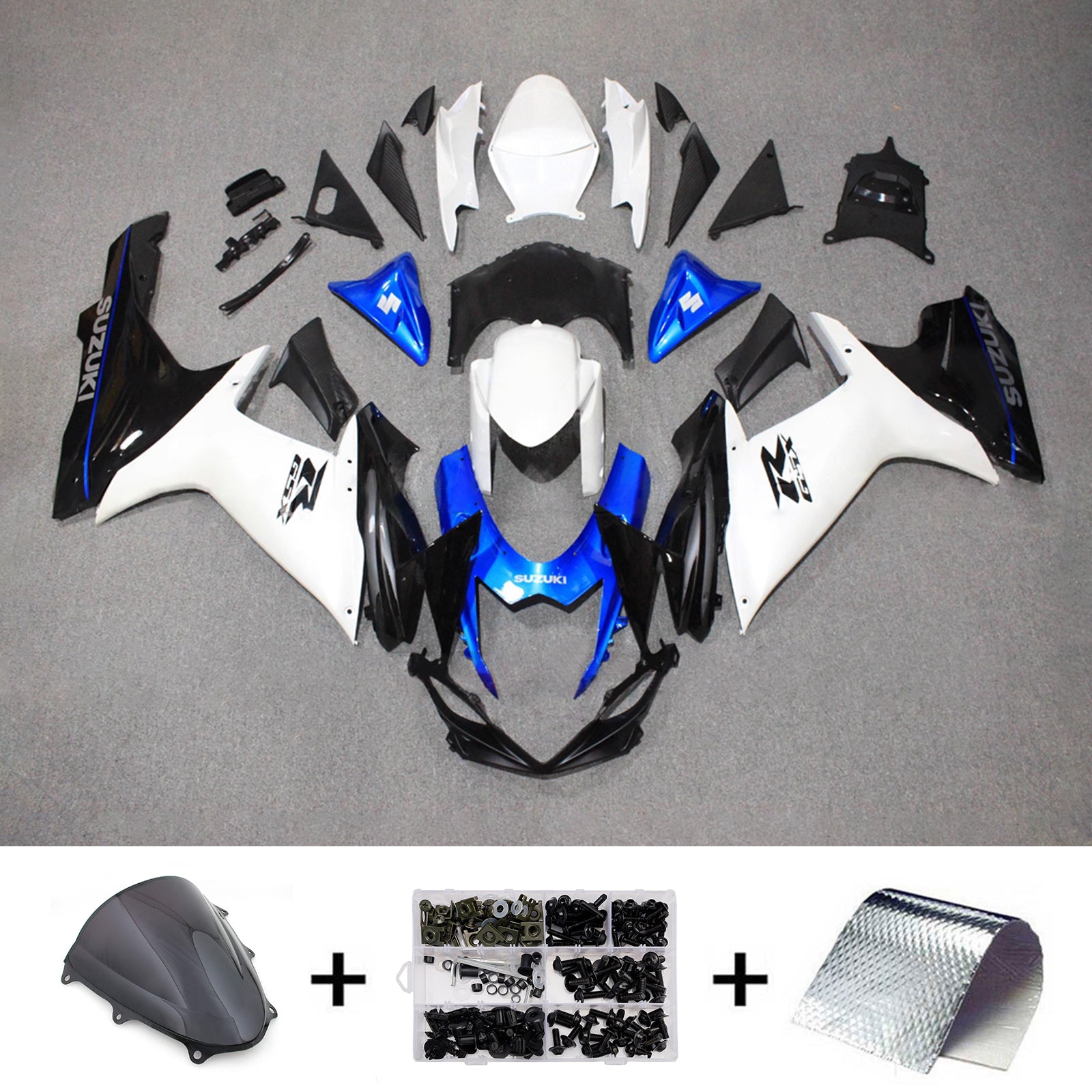 Injection Fairing Kit Bodywork Plastic ABS For Suzuki GSXR 600/750 2011-2026 K11