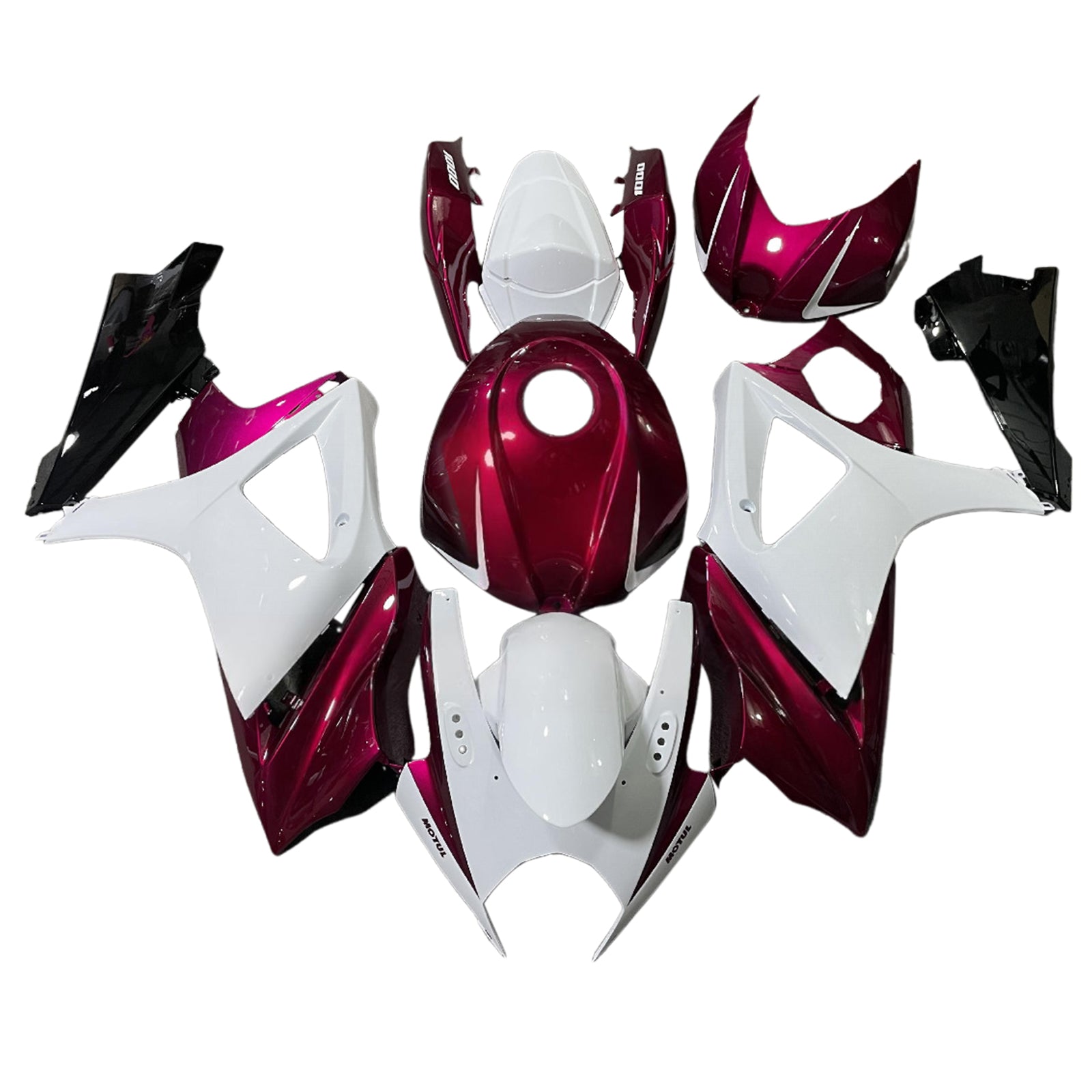 Injeksjon Fairing Kit karosseri plast abs for suzuki gsxr1000 2007-2008 K7