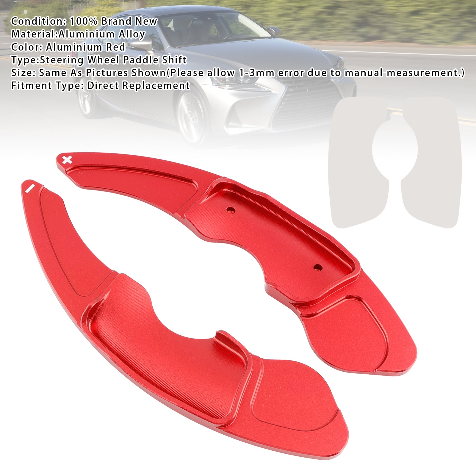 Stuurwielpaddle-shifterverlengingen voor Lexus IS RC RCF NX