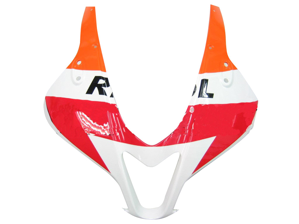 2009-2012 Honda CBR 600 RR oranje en wit Repsol Racing stroomlijnkappen algemeen