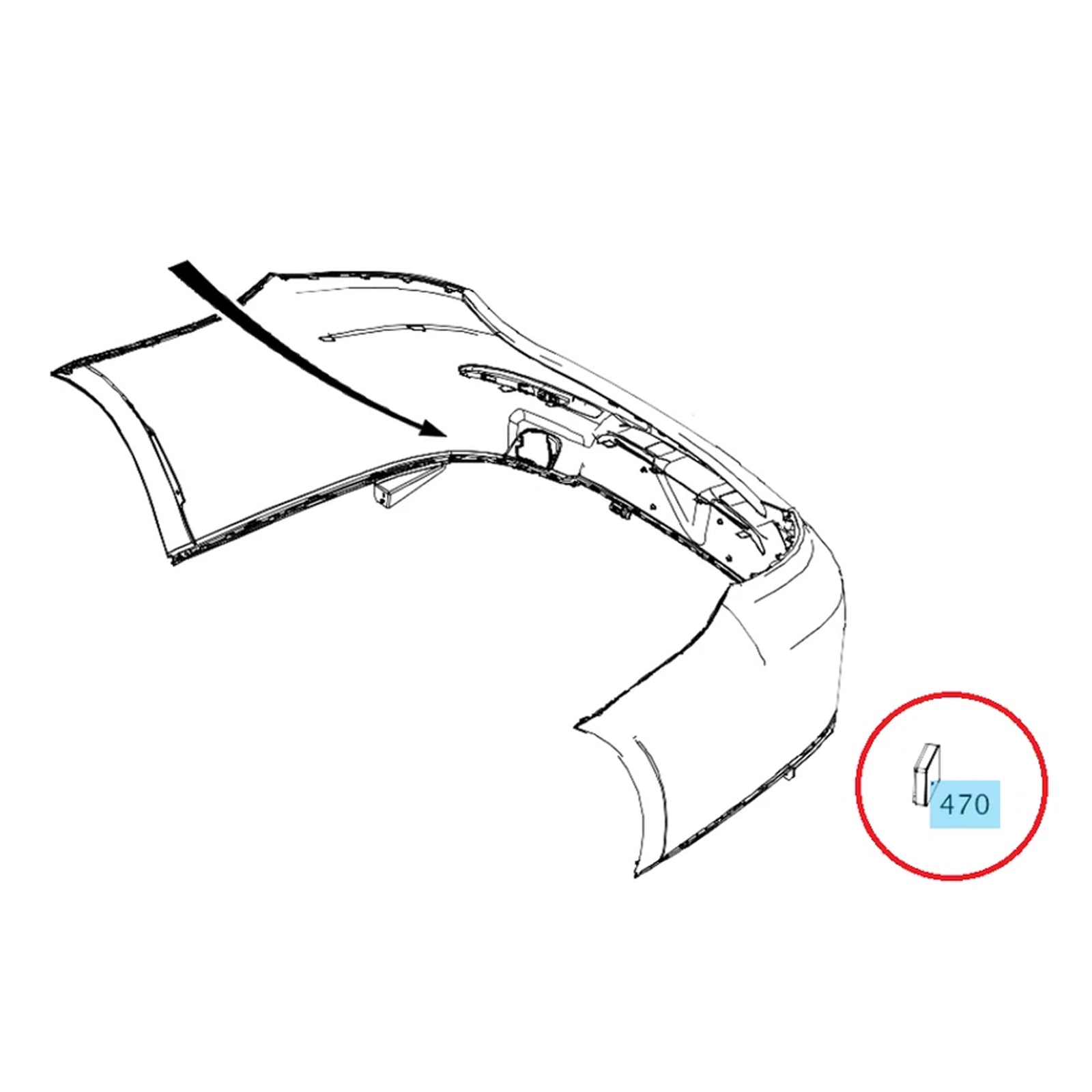2018-Nowon Mercedes Benz A Klasse AMG A 35 4MATISKE NY RADAR SENSOR DISTRONISK KONTROLLENDE A0009052511