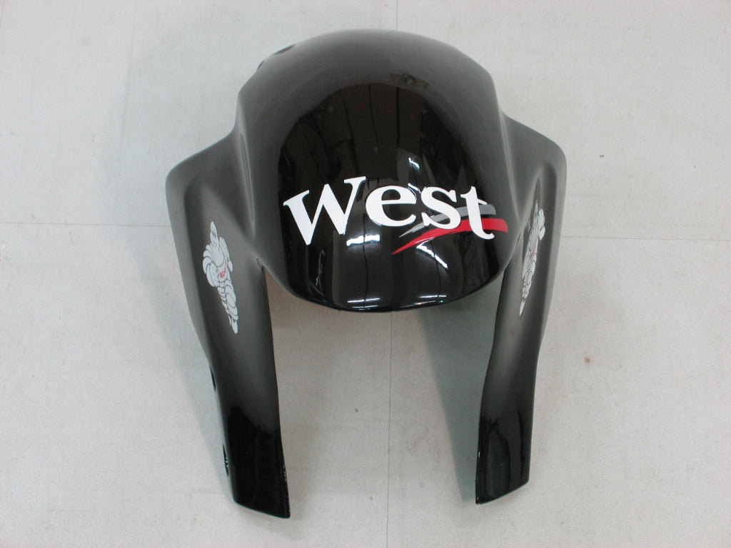 2005-2006 Honda CBR 600 RR Black West Racing Fairings Generic