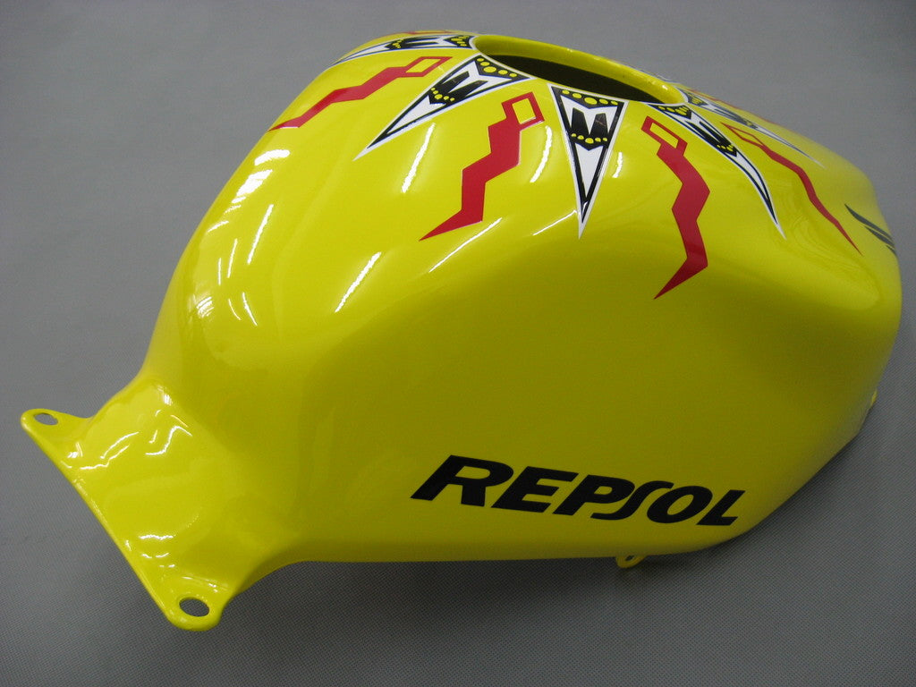 2003-2004 Honda CBR 600 RR Yellow Black Valentino Rossi Repsol Moto Racing Fairings Generic