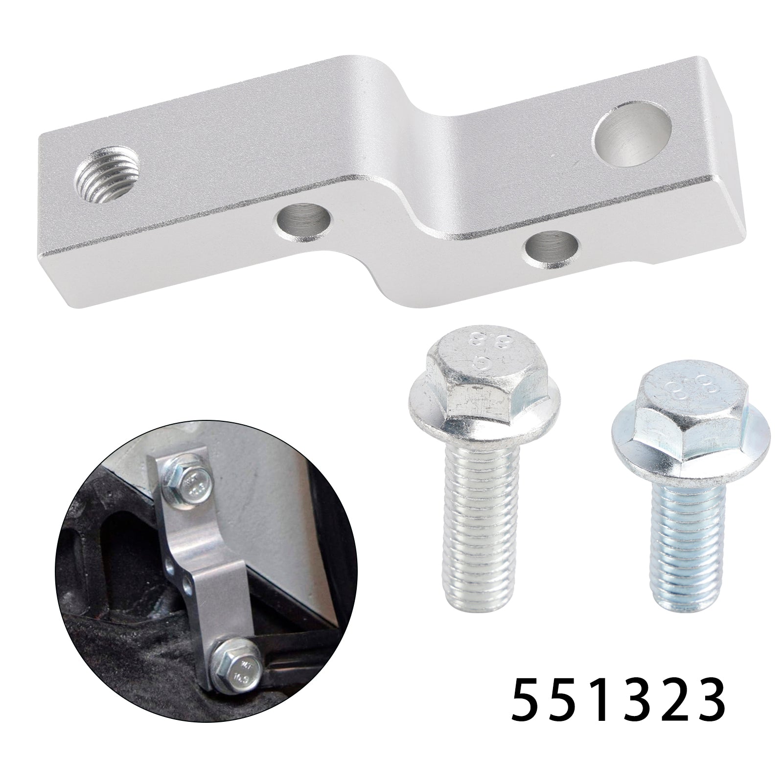 Soporte adaptador de varilla de medición de transmisión 551323 para TH400 TH350 4L60E 700R4 2004R