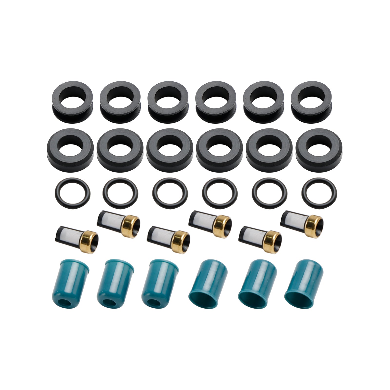 1988-1995 Toyota 3VZE 3.0L Truck Fuel Injector Repair Seal Rebuild Kit