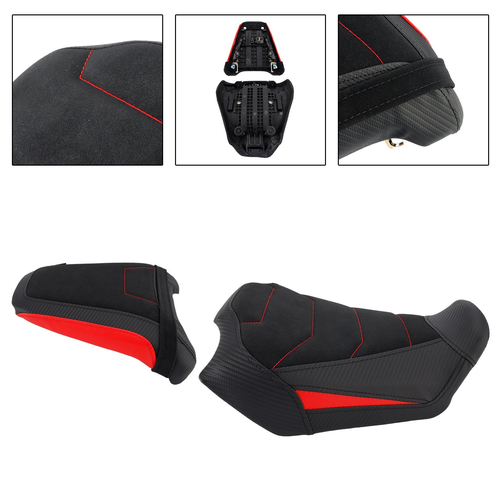 Lower Front W/ Rear Seat Driver Pillion Red2 For Honda Cb650R Cbr650R 2024-2025