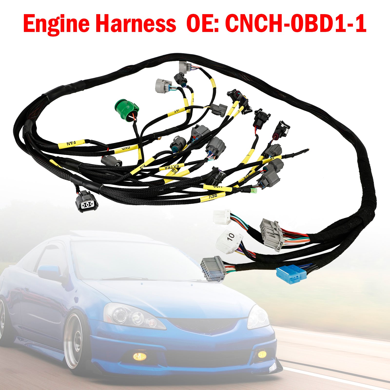 Harnais de moteur caché série D et B, budget OBD1, pour Civic Integra B16 B18 D16