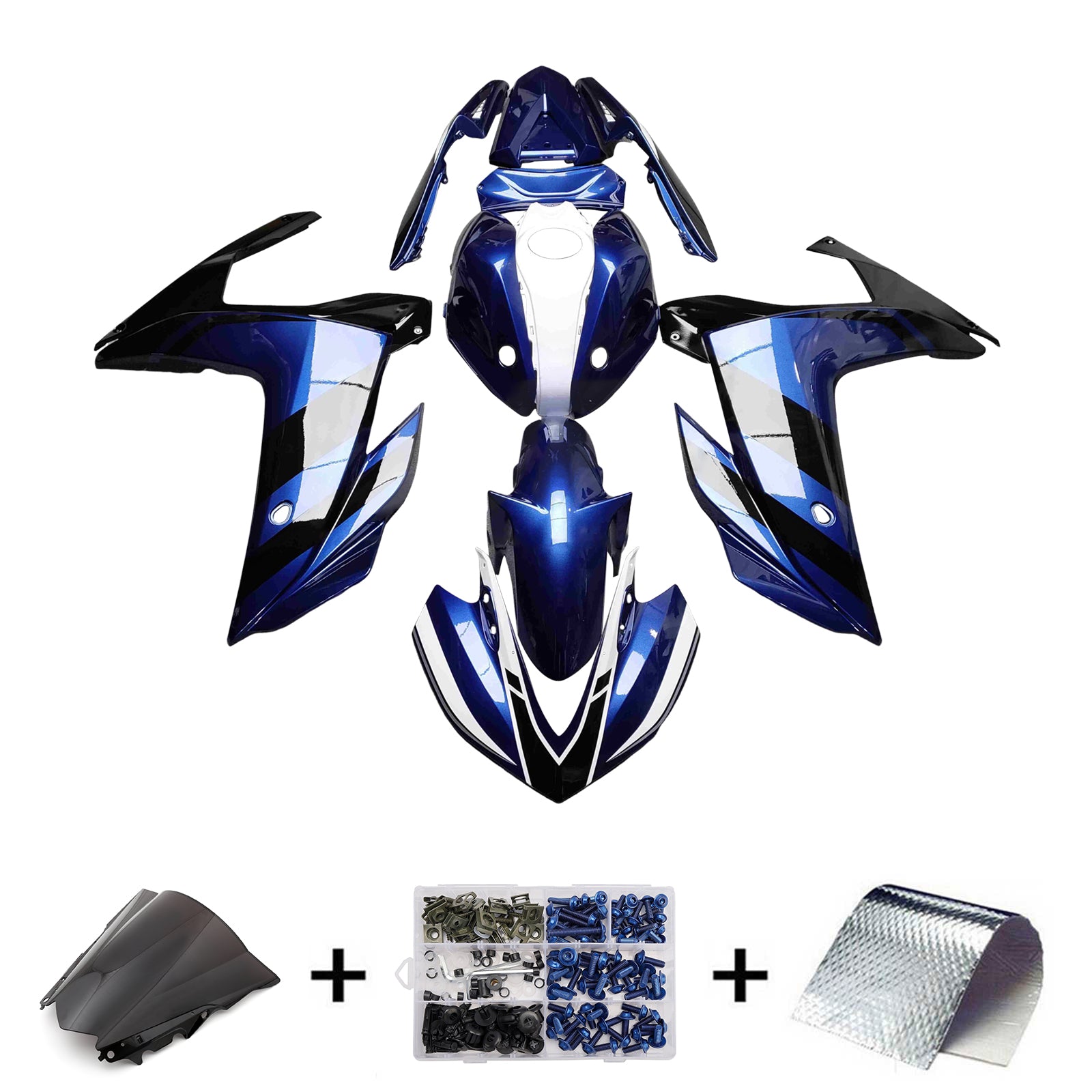 Injection Fairing Kit Bodywork ABS For Yamaha YZF-R3 2014-2018 R25 2015-2017