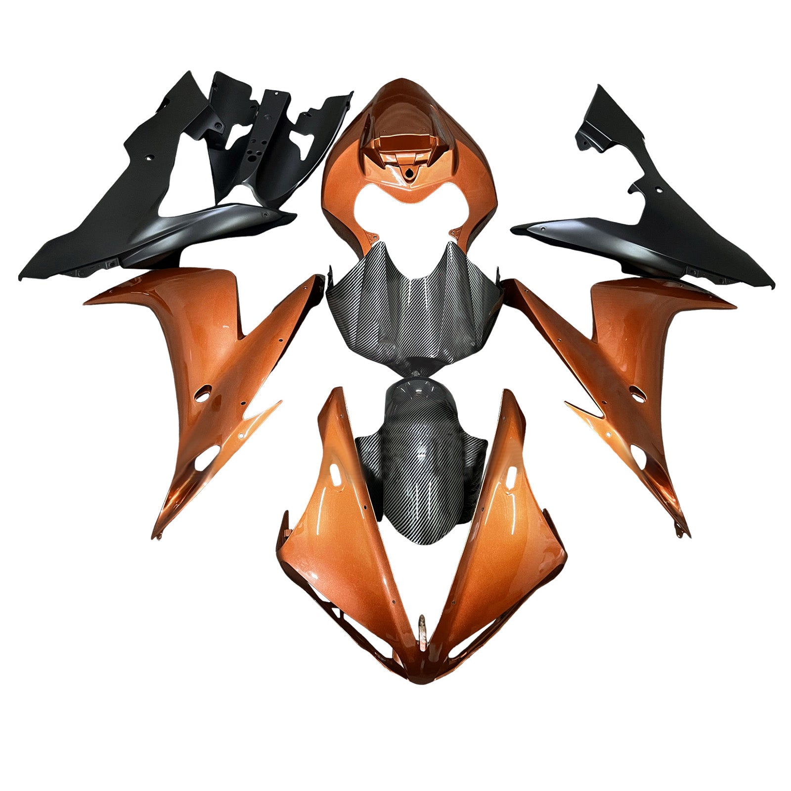 Injectiekuipset carrosserie kunststof ABS voor Yamaha YZFR1 YZF-R1 2004-2006