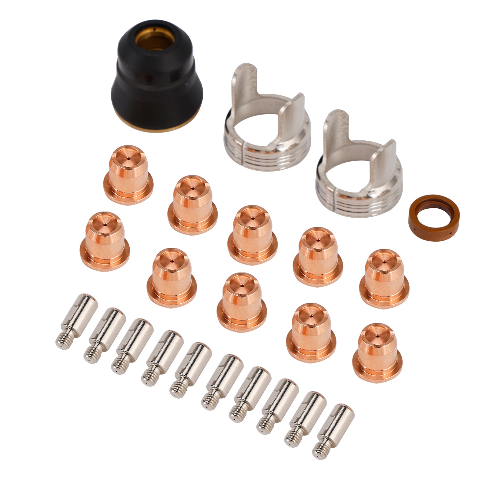 Consommables d'électrode de pointe de torche de découpe Plasma IPT40, 24 pièces, pour CUT-55DS CUT-65DS