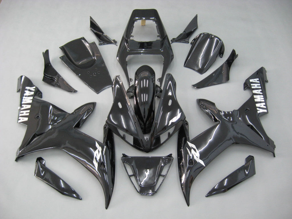 2002-2003 Yamaha YZF-R1 All Black Racing Fairings Generic