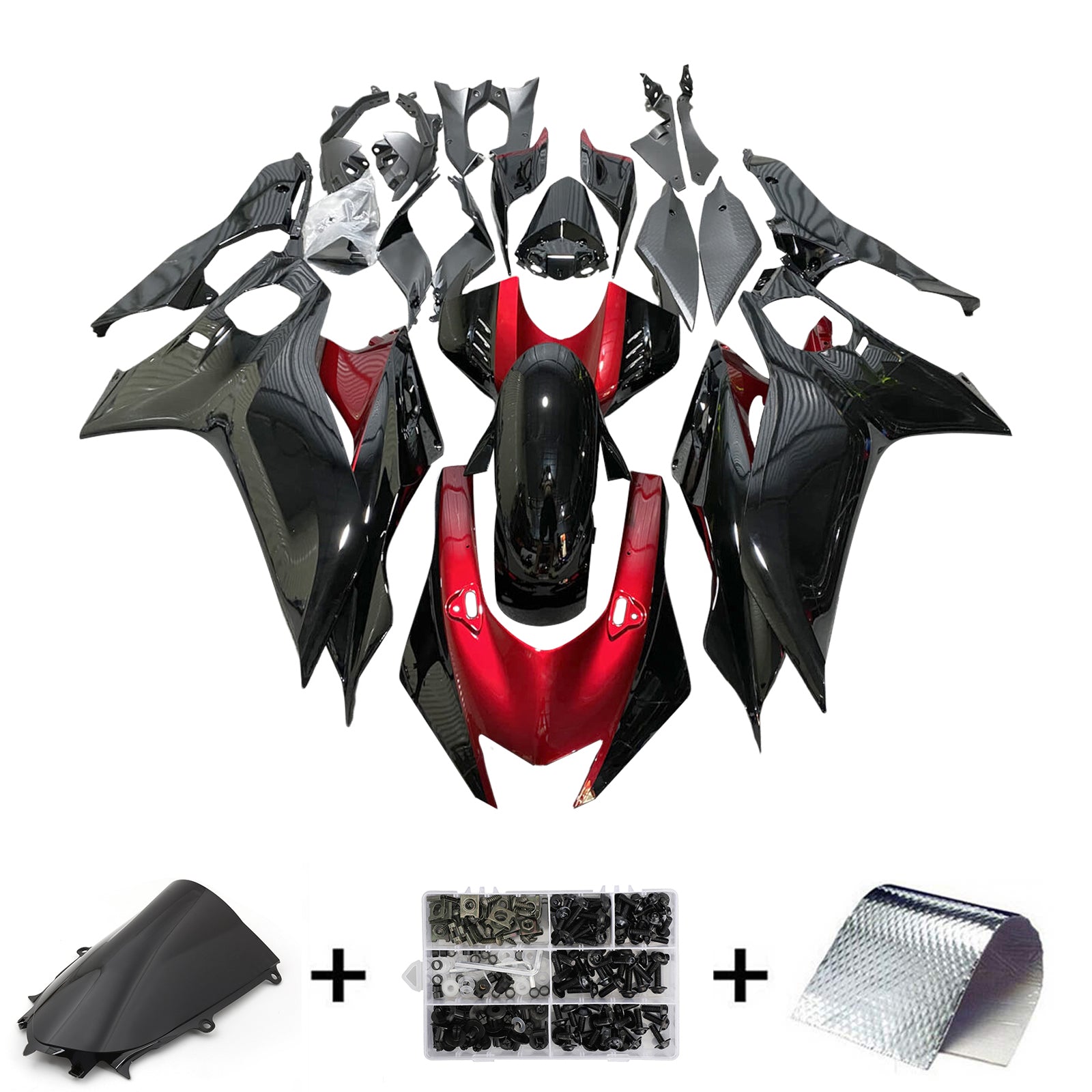 Kit de carénage d'injection Yamaha YZF-R6 2017-2023 carrosserie plastique ABS